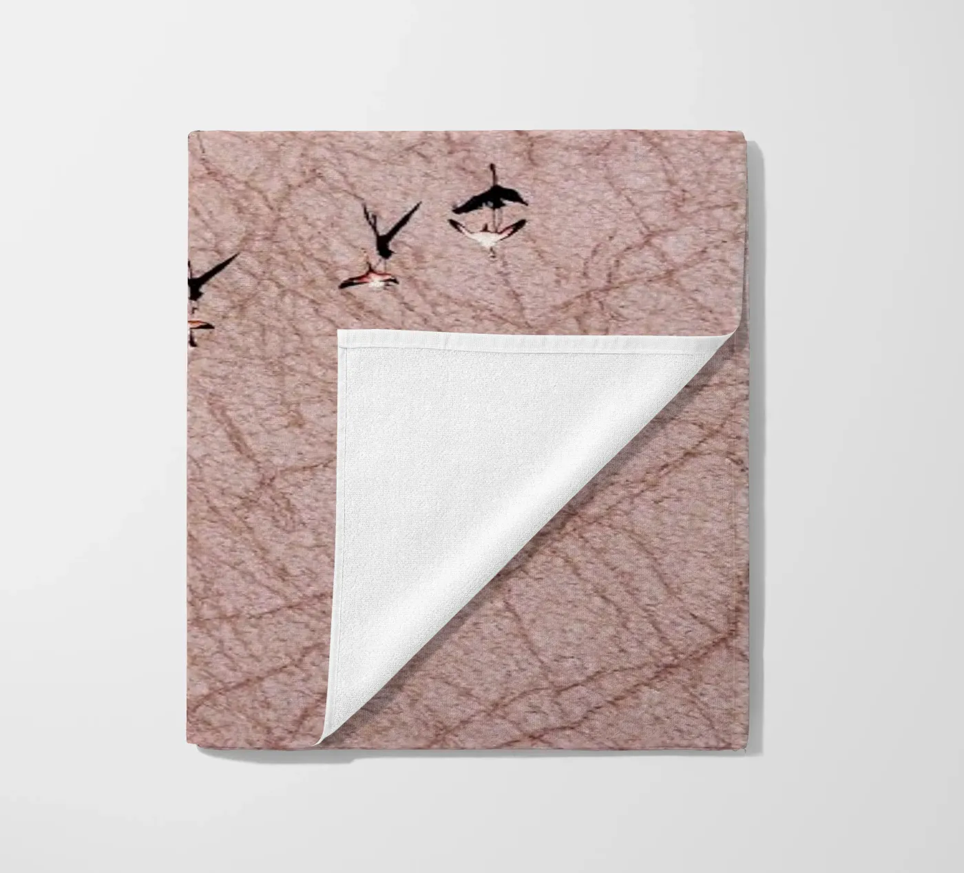 Flamingo beach towel by ROBERTO H