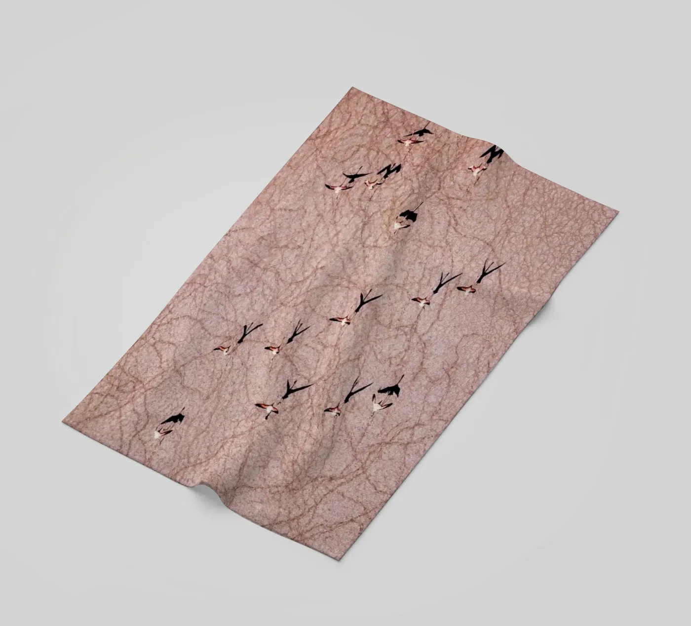 Flamingo beach towel by ROBERTO H