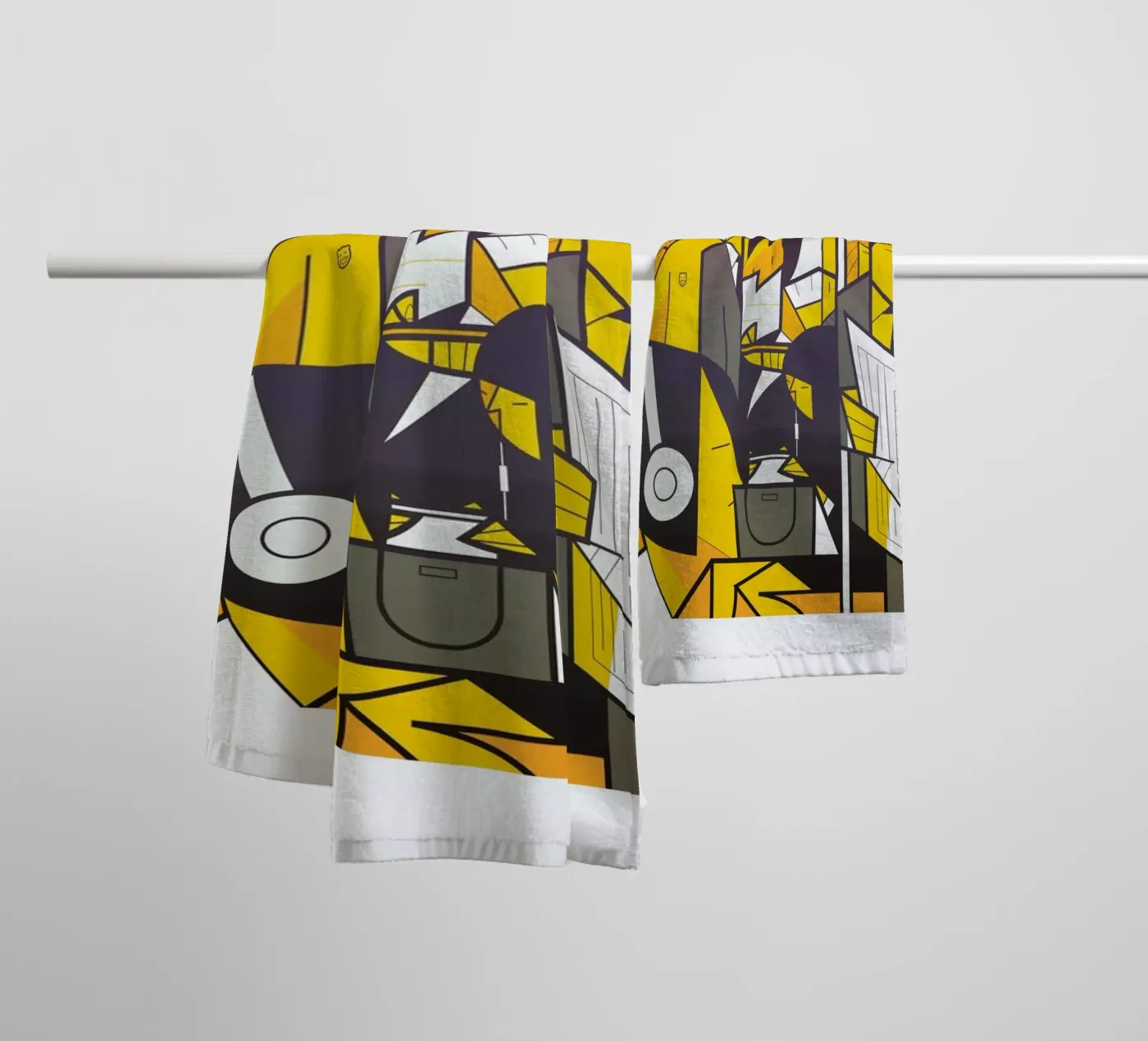 Tokyo Frames Metro badhanddoek van Ale Giorgini