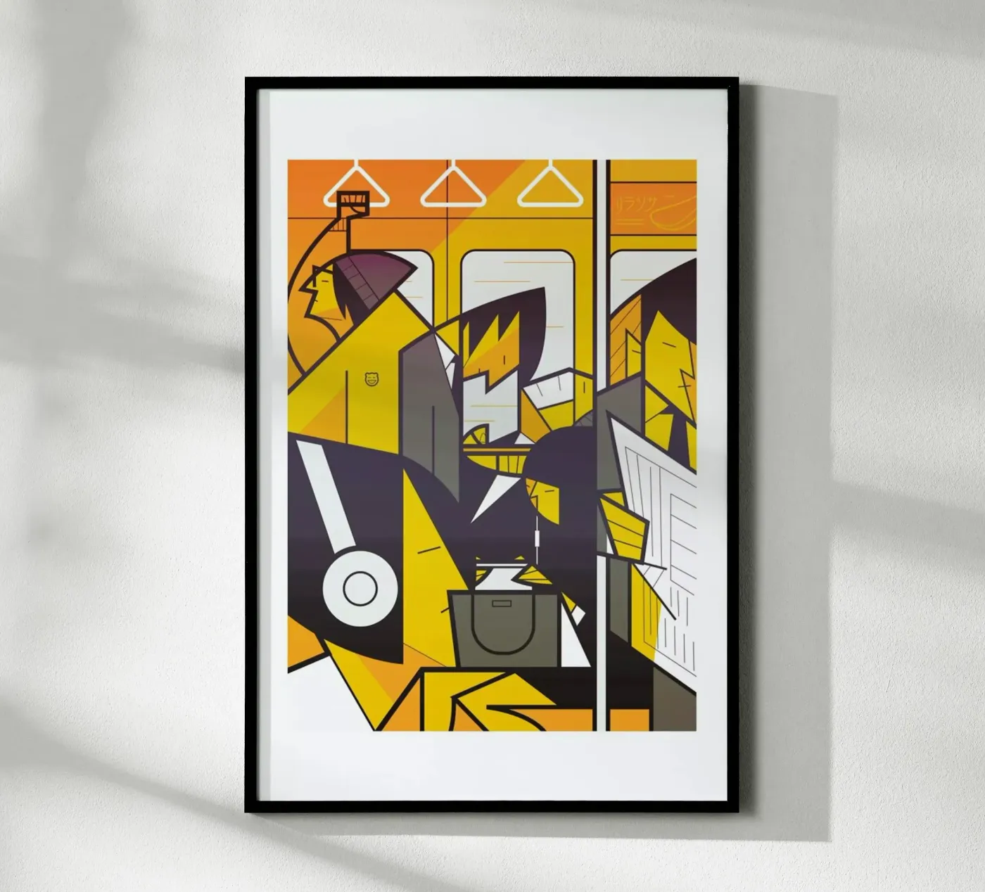 Tokyo Frames Metro Poster von Ale Giorgini
