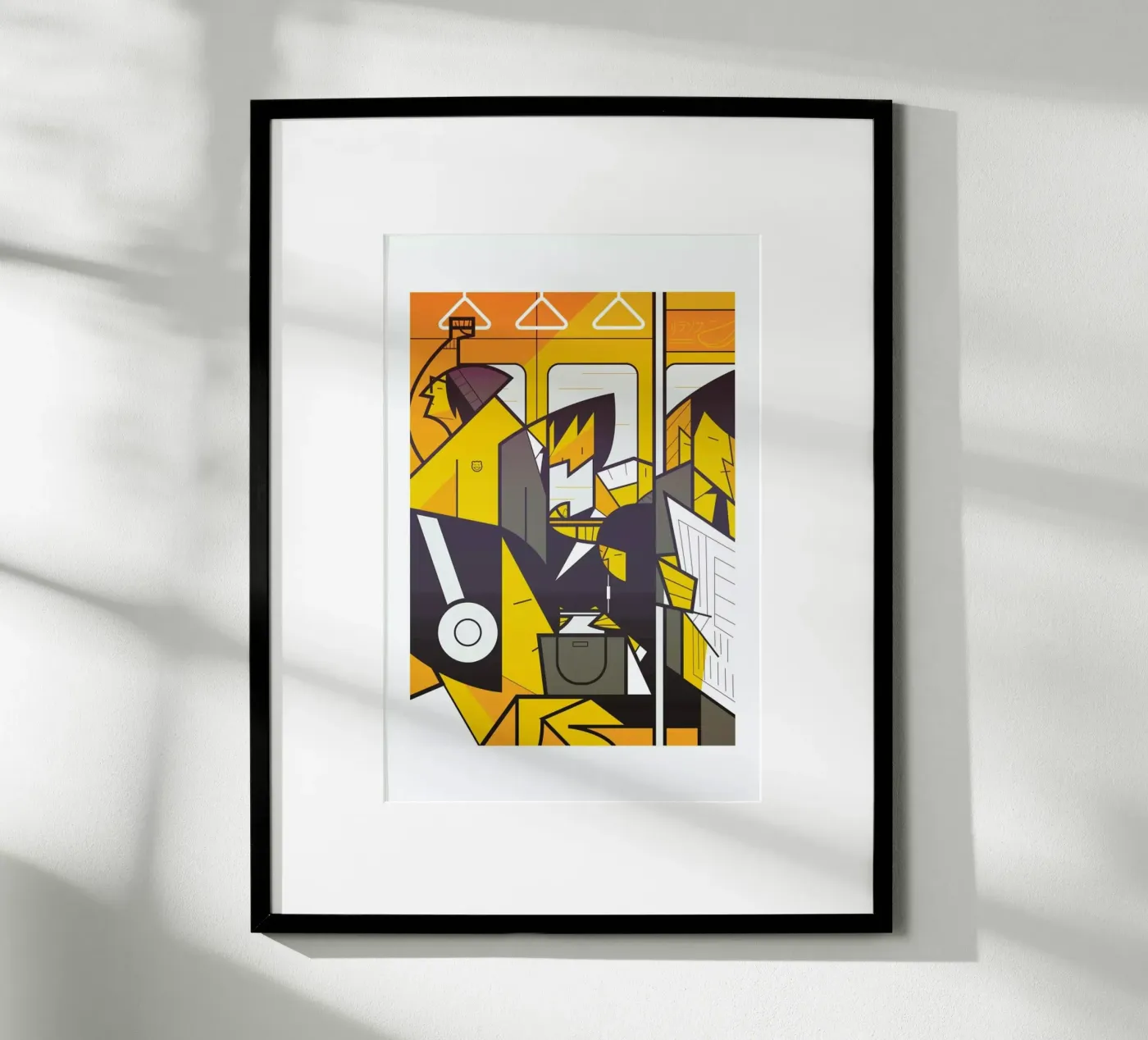 Tokyo Frames Metro Poster von Ale Giorgini