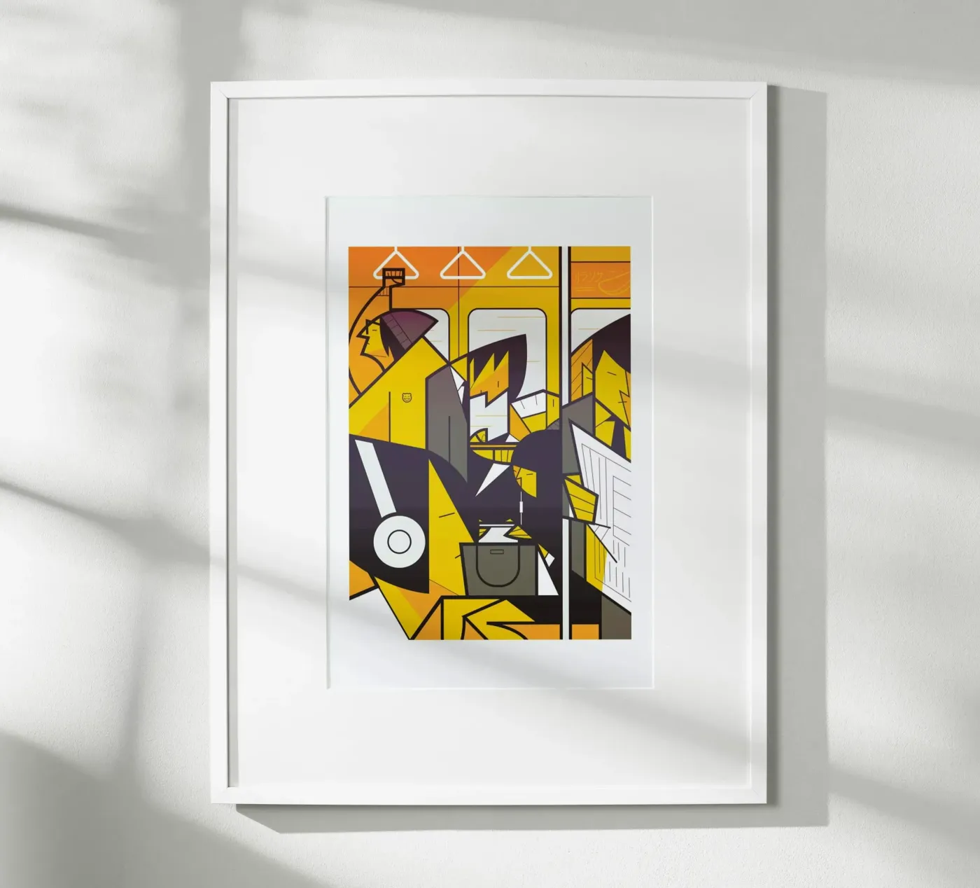 Tokyo Frames Metro Poster von Ale Giorgini