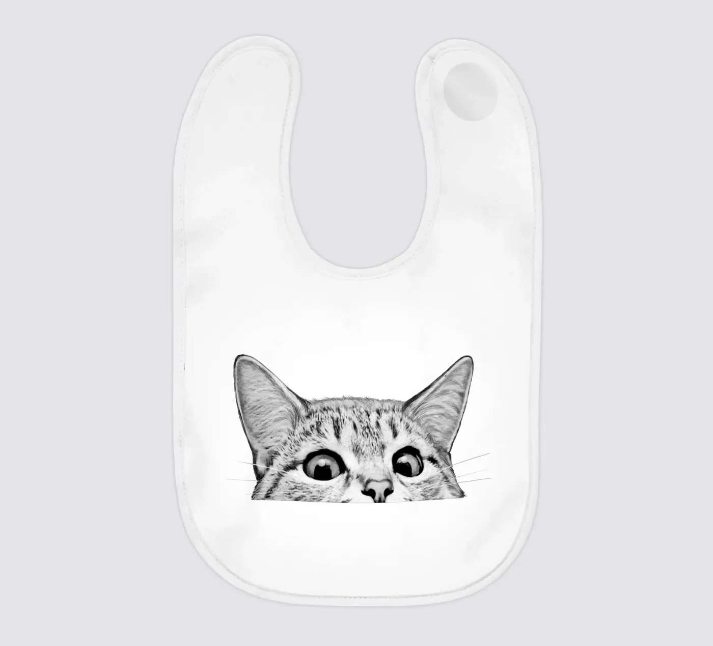 Cat Babylätzchen von Laura Graves