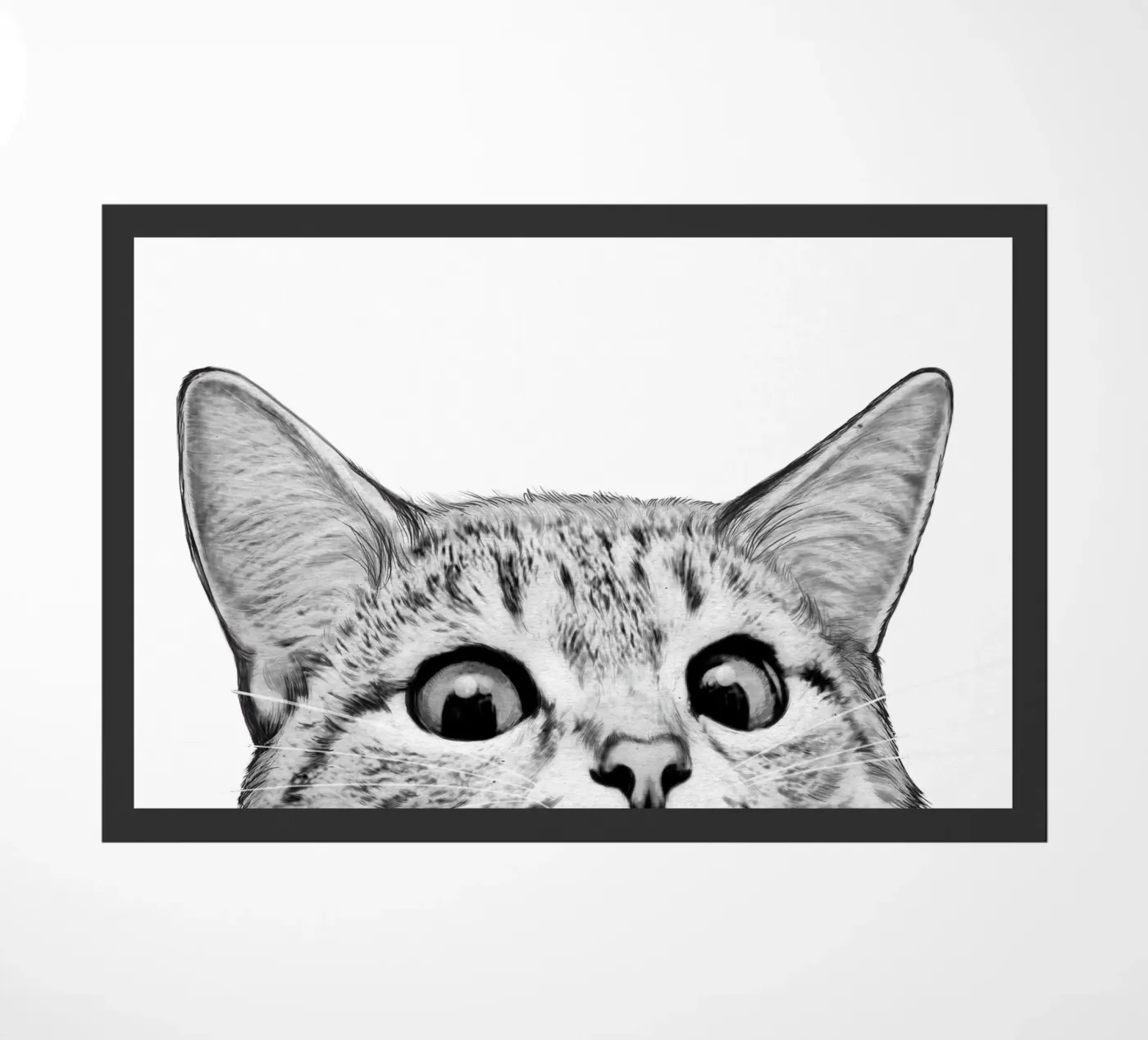 Cat doormat by Laura Graves