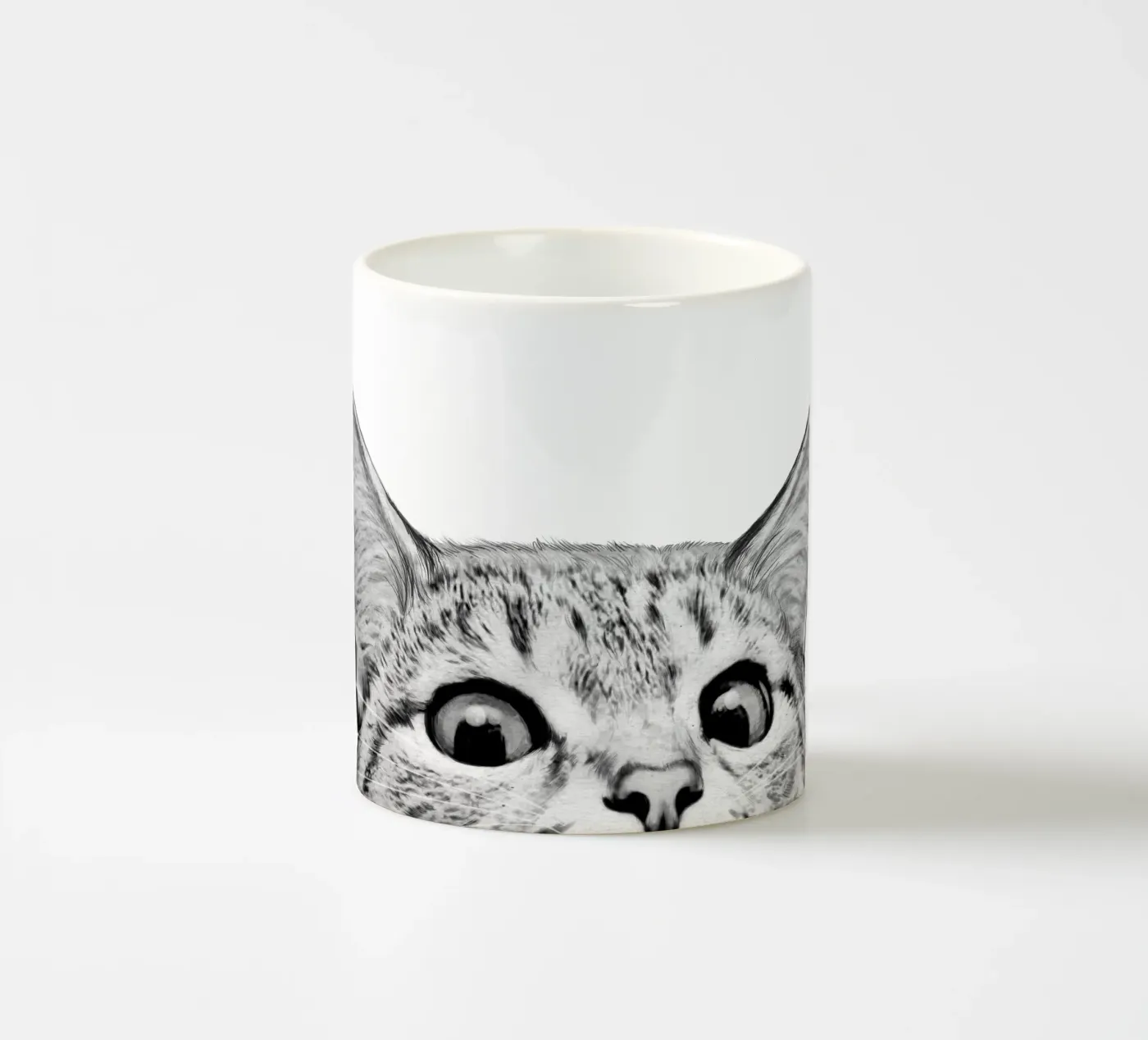 Cat ceramic mug by Laura Graves