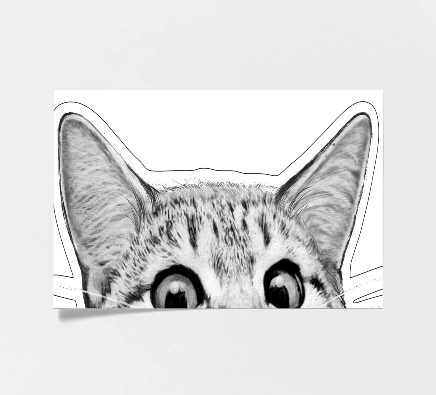 Cat stickervel van Laura Graves