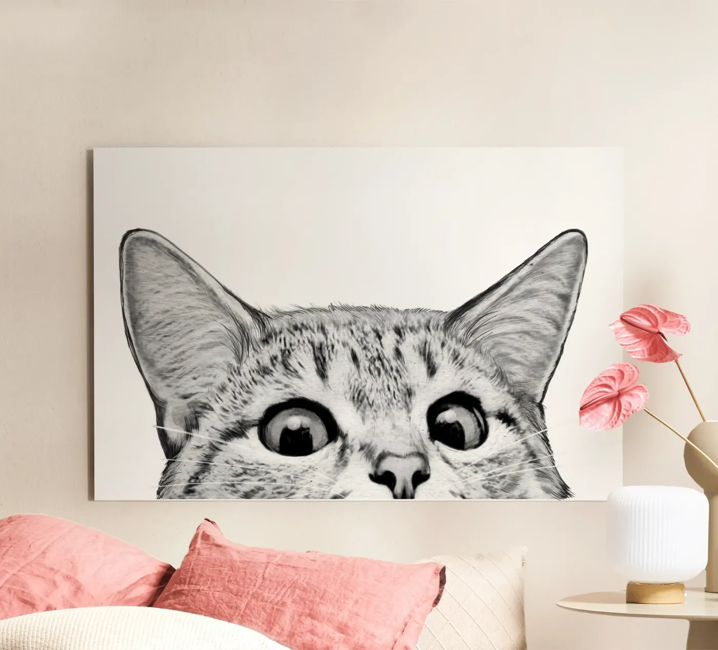 Cat forex plate by Laura Graves