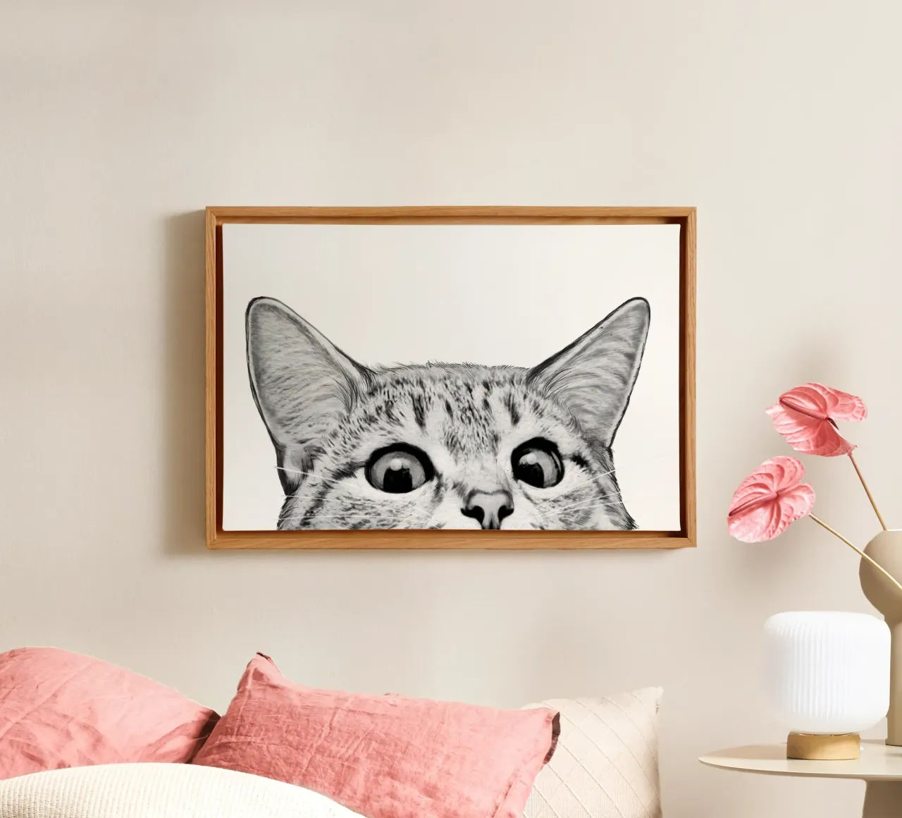 Cat tela da Laura Graves