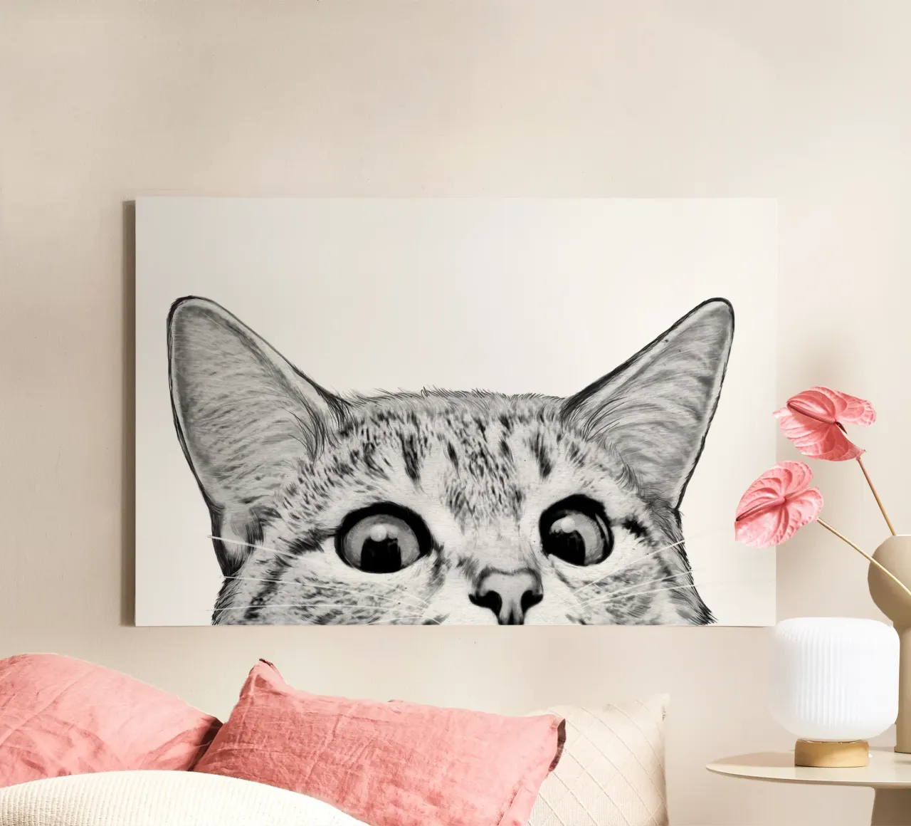 Cat tela da Laura Graves