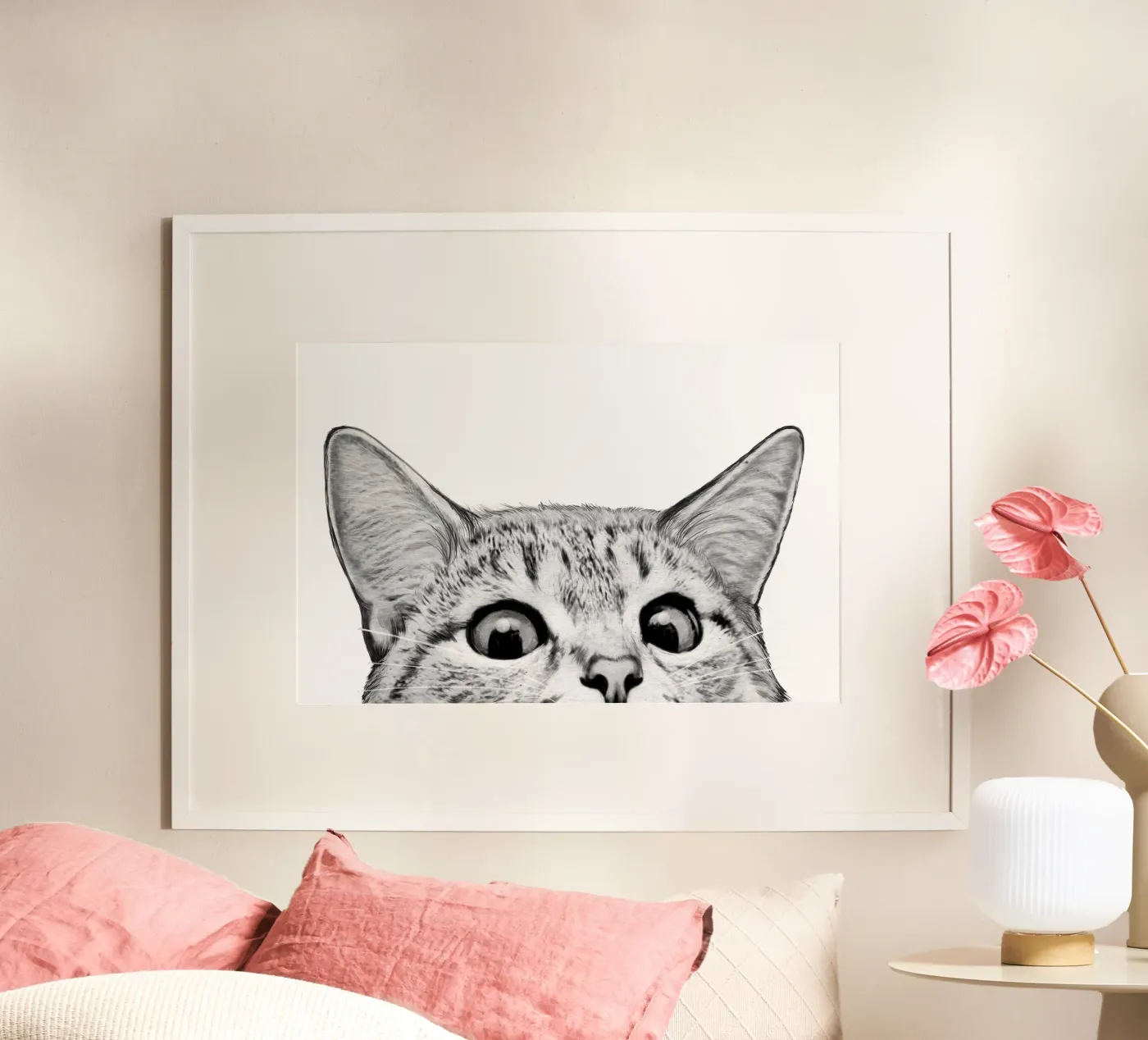 Cat poster by Laura Graves