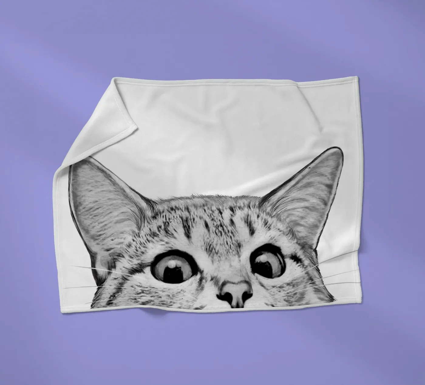 Cat fleecedeken van Laura Graves