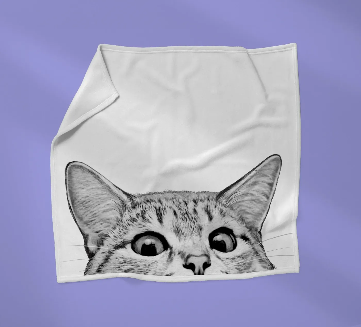 Cat fleecedeken van Laura Graves