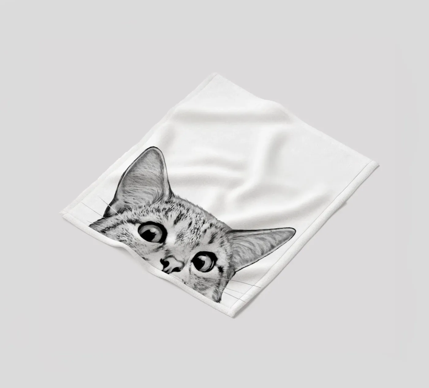 Cat fleecedeken van Laura Graves