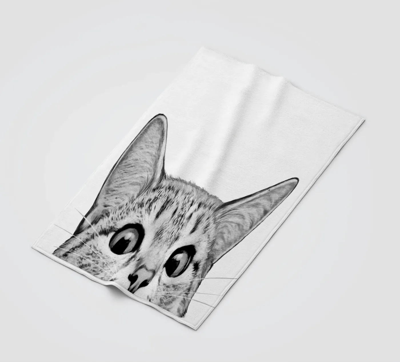Cat fleecedeken van Laura Graves
