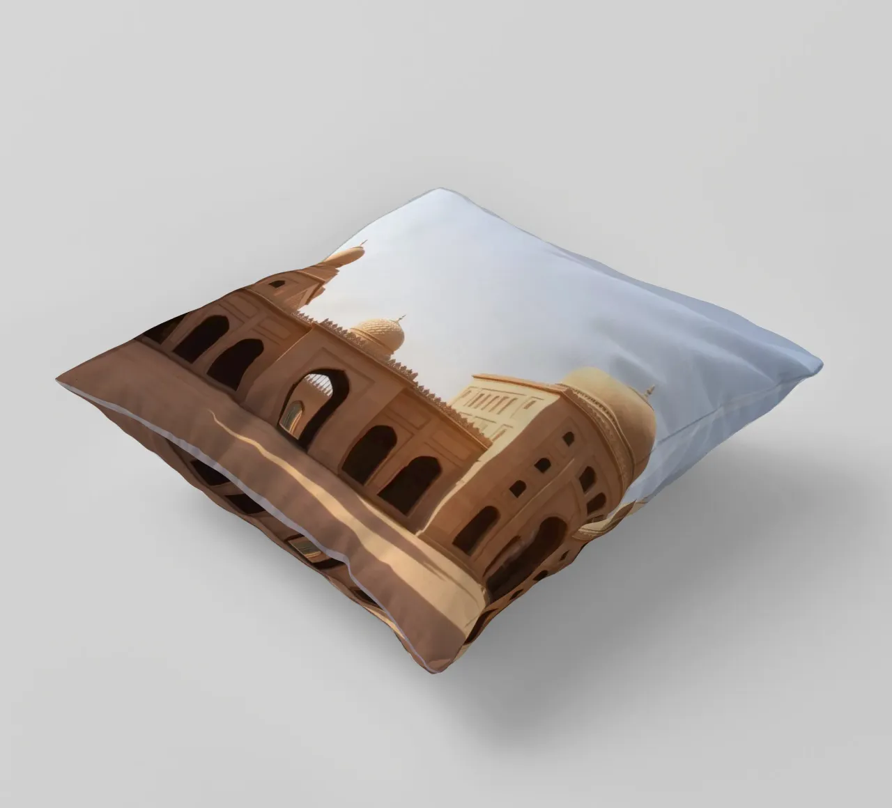 Meraviglie architettoniche di un sito storico cuscino da DesignDoodle