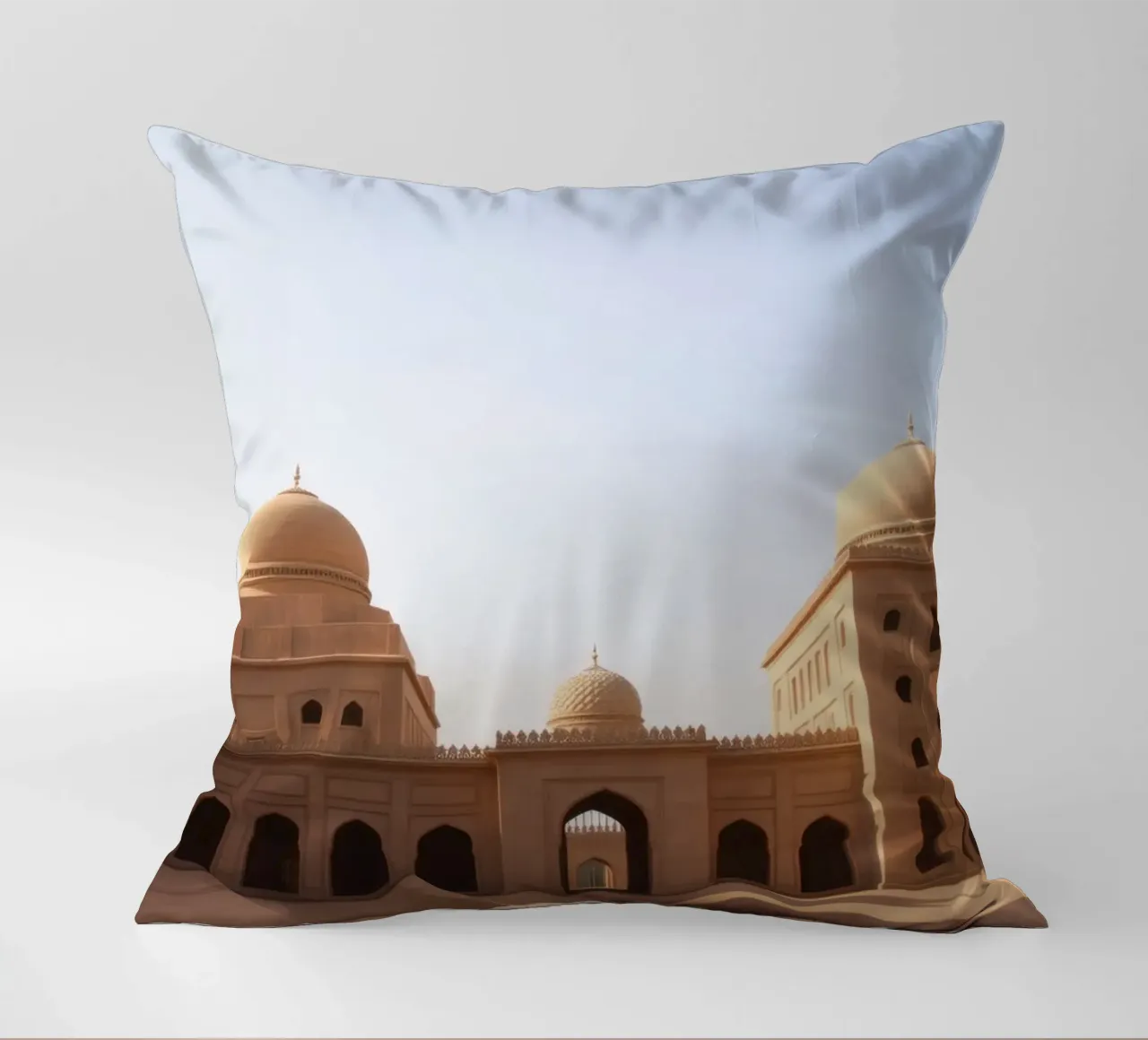 Meraviglie architettoniche di un sito storico cuscino da DesignDoodle