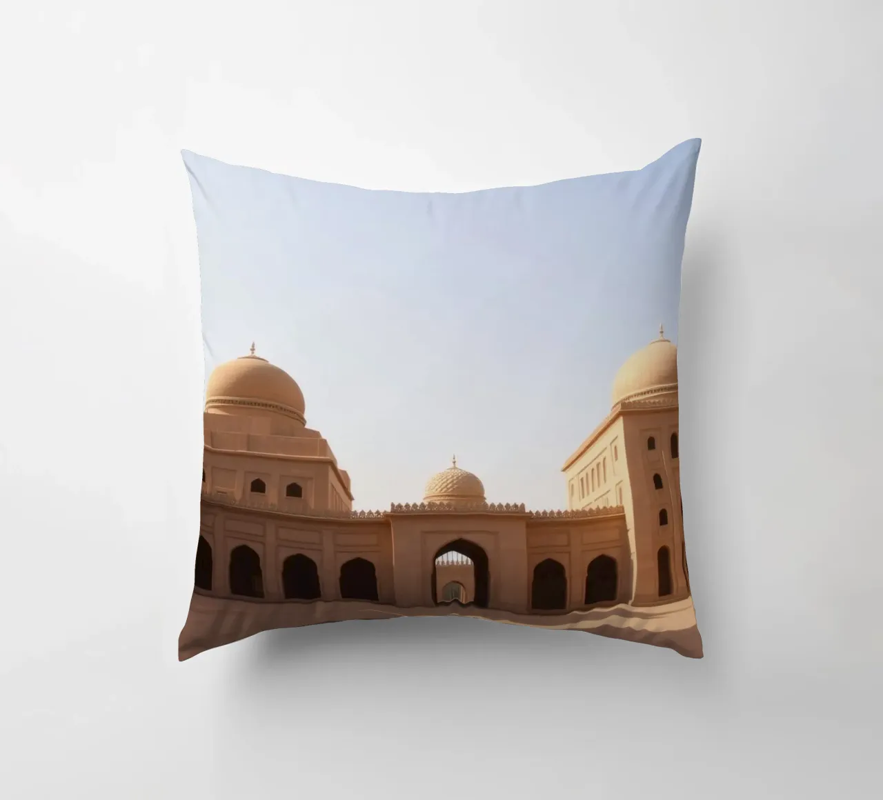 Meraviglie architettoniche di un sito storico cuscino da DesignDoodle