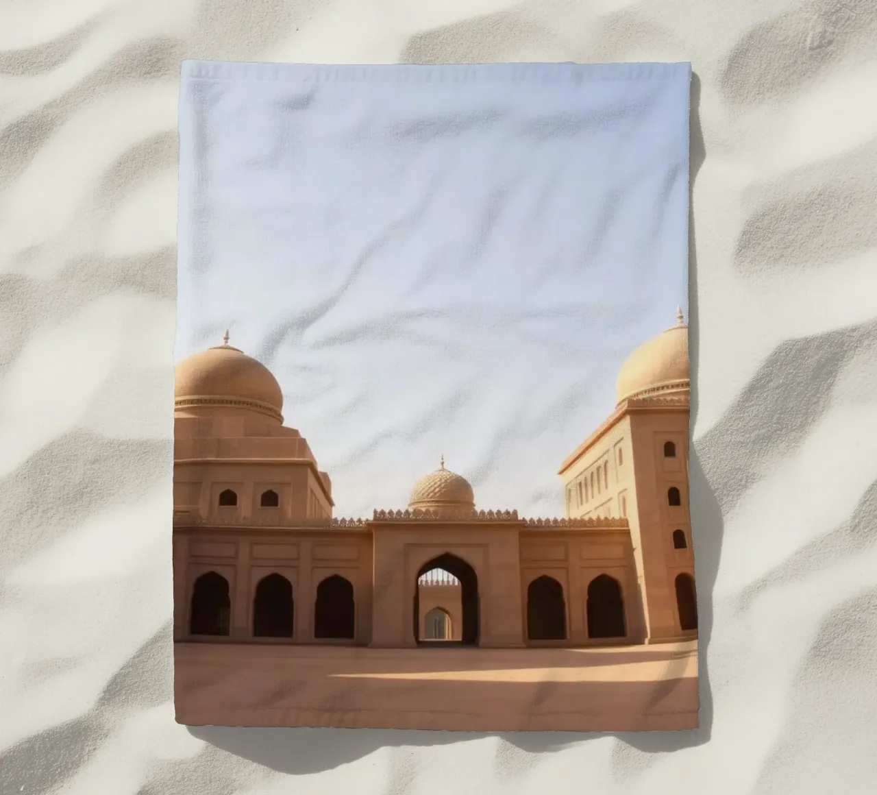Meraviglie architettoniche di un sito storico telo mare da DesignDoodle