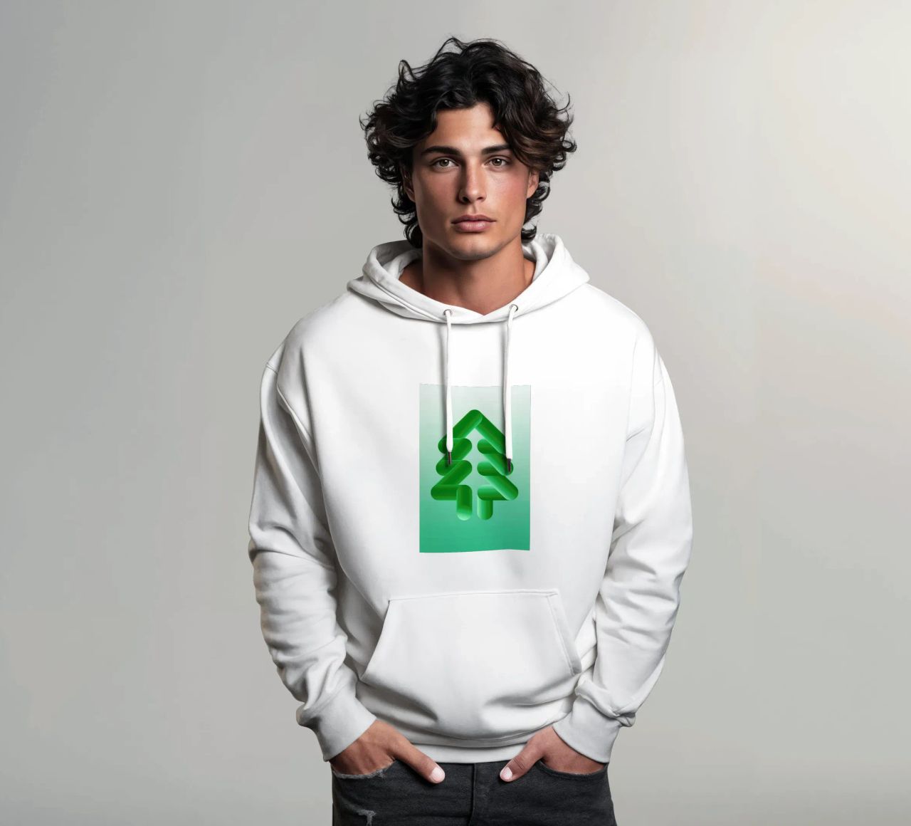 Tree felpa con cappuccio da Jan Luzar