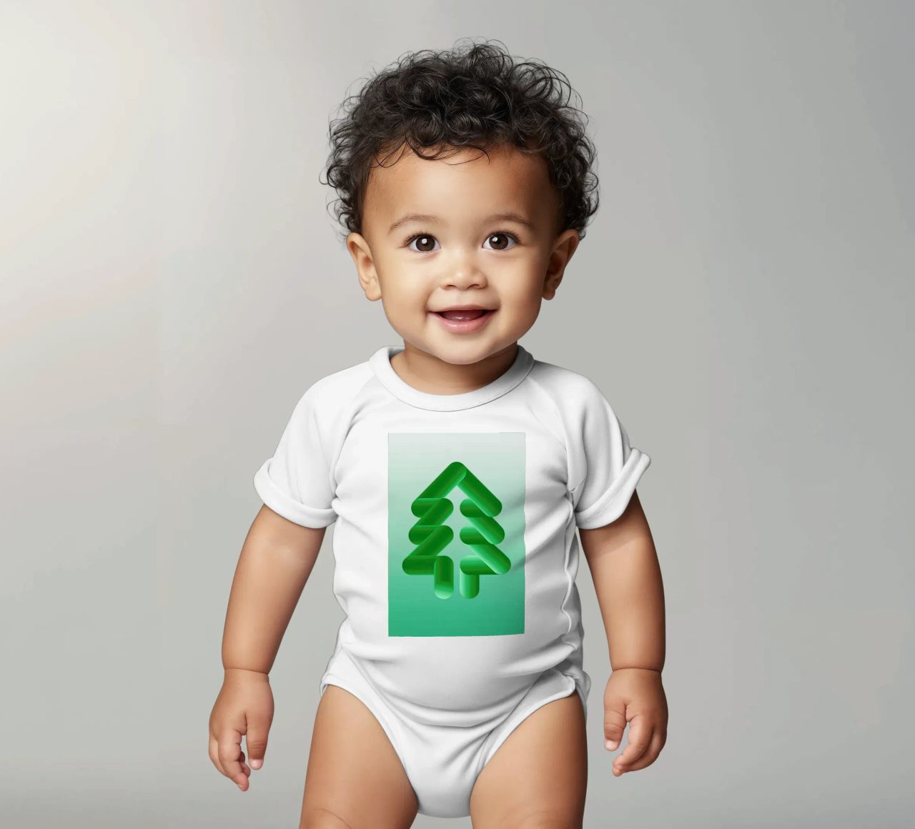 Tree body neonato maniche corte da Jan Luzar