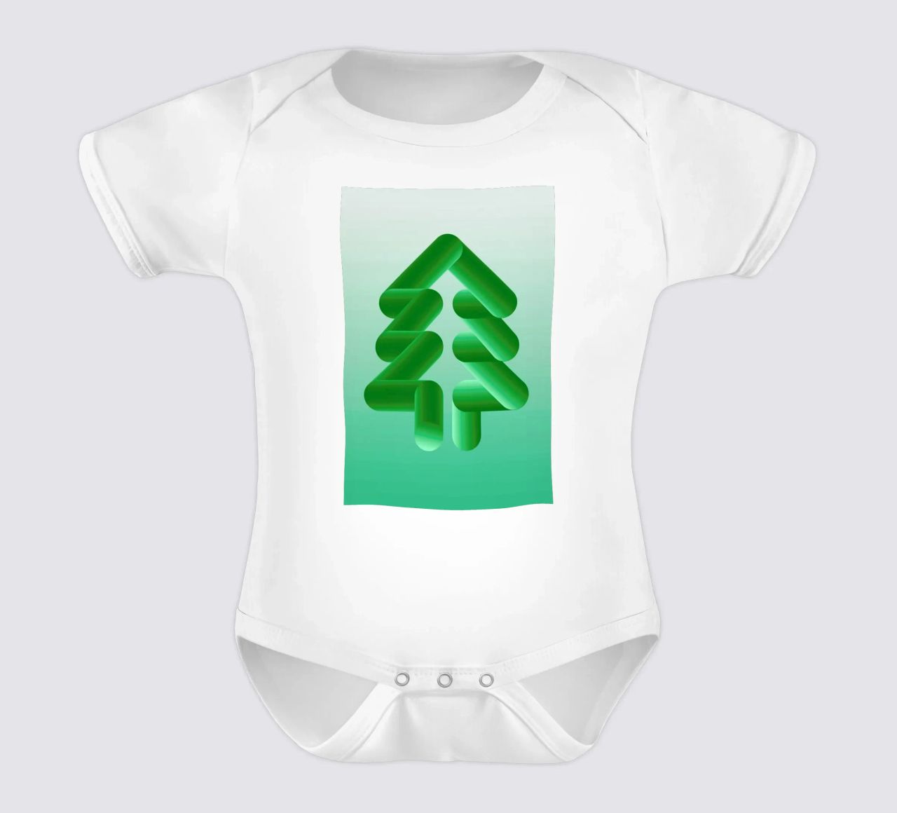 Tree body neonato maniche corte da Jan Luzar