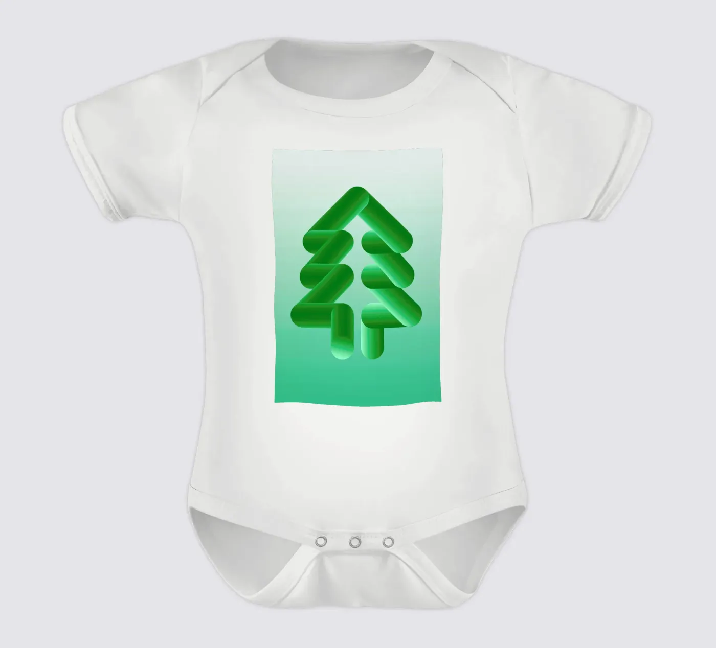 Tree Kurzarm Babybody von Jan Luzar