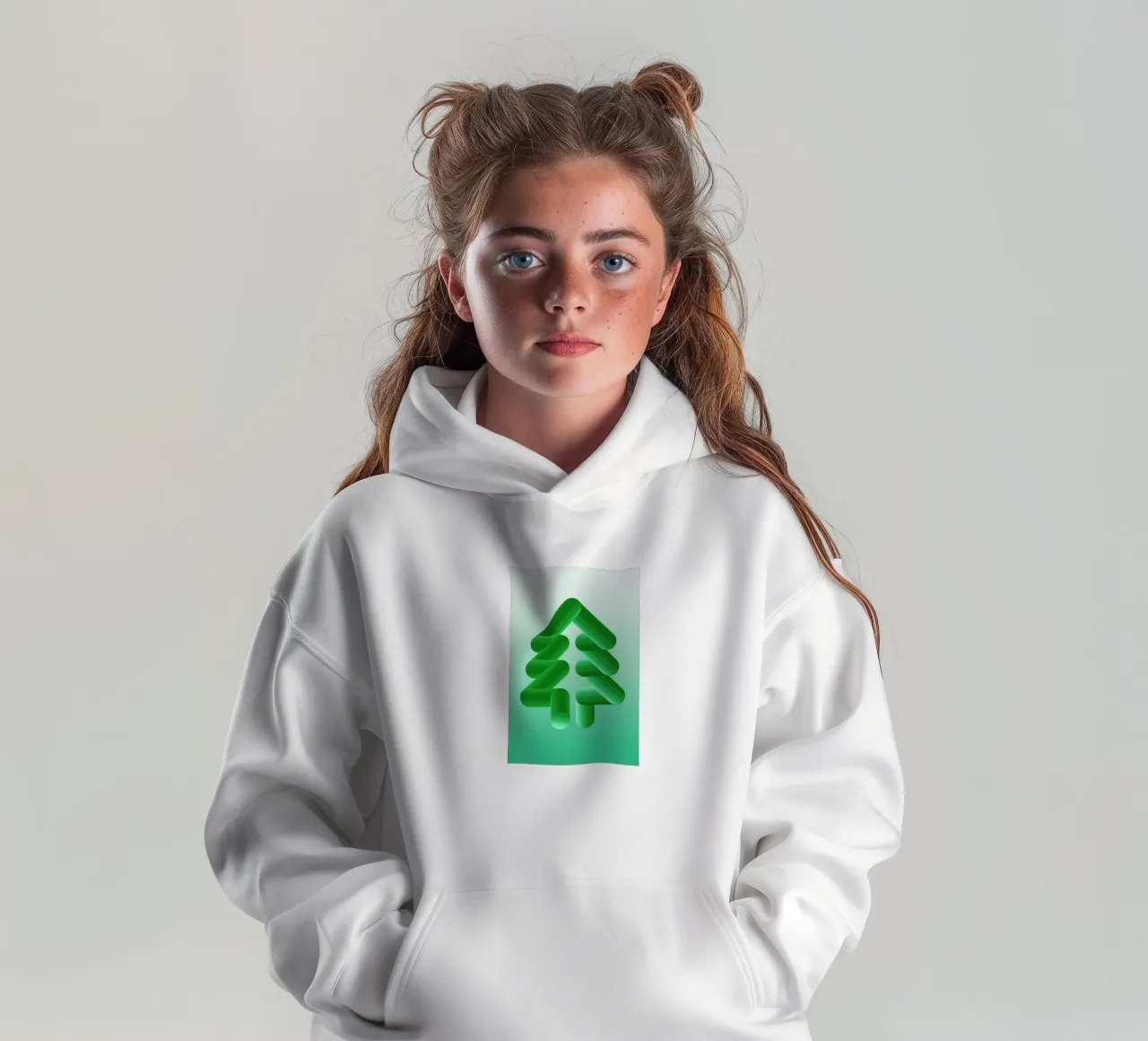 Tree felpa bambino con cappuccio da Jan Luzar