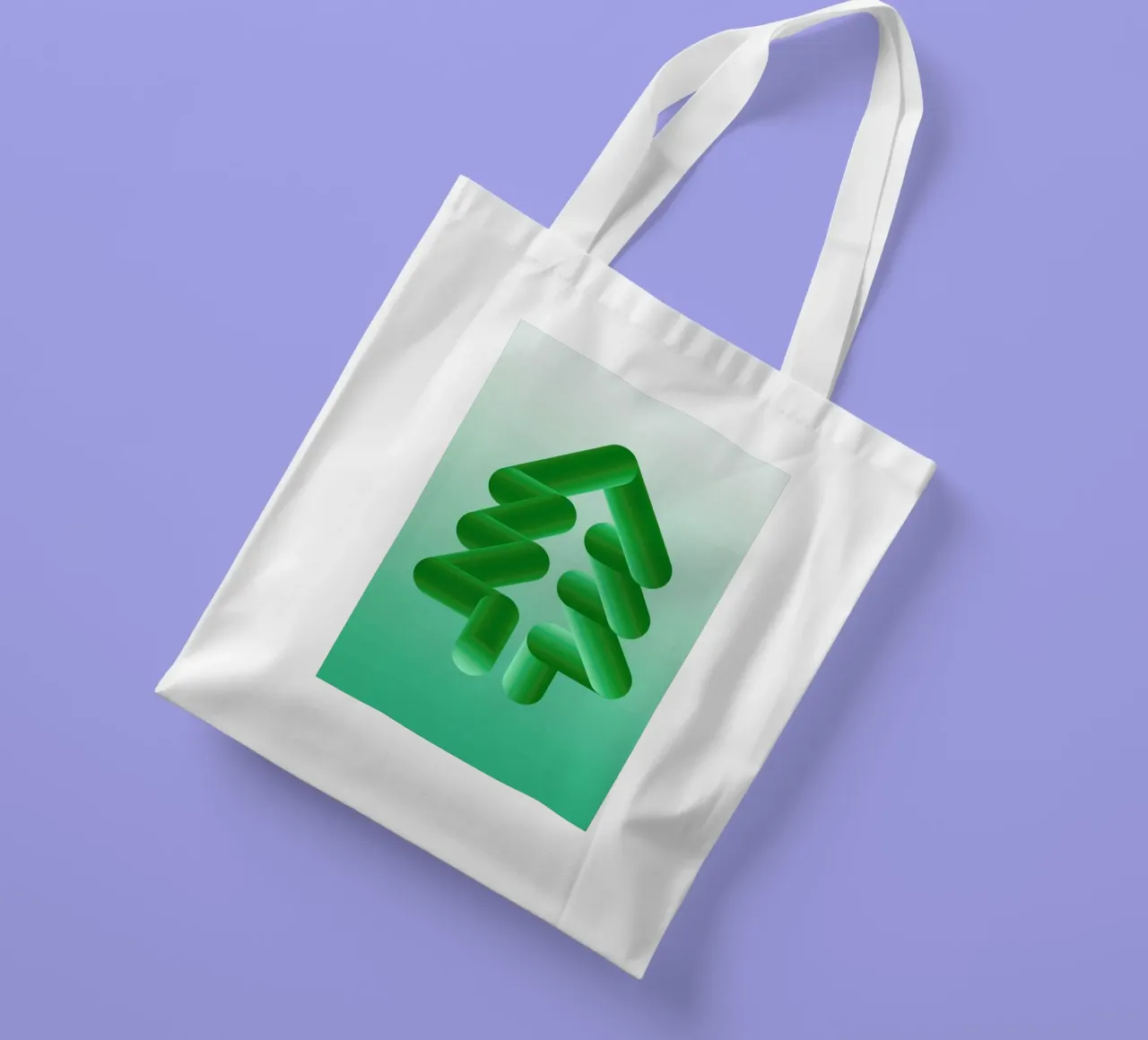 Tree borsa in juta da Jan Luzar