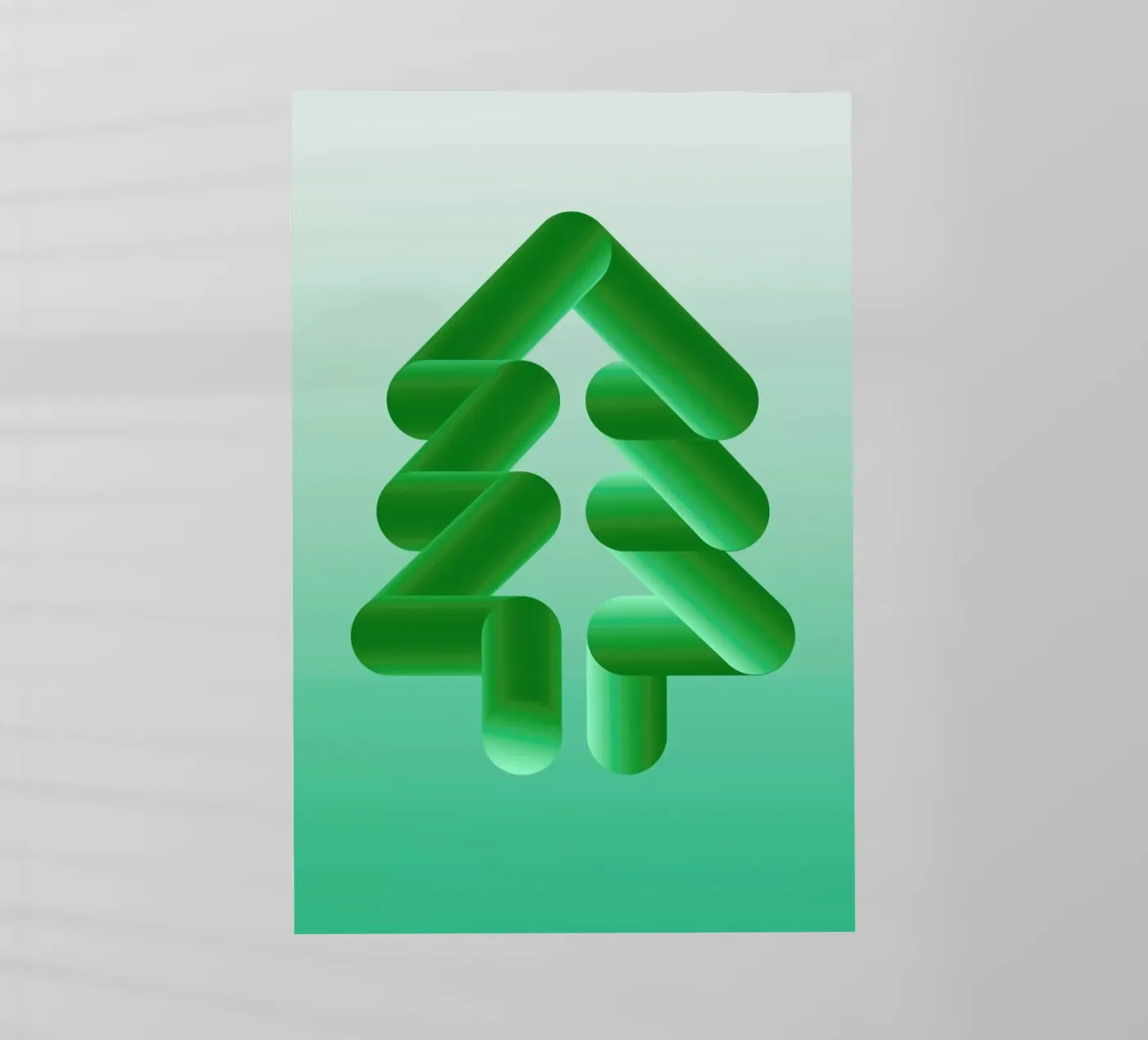 Tree backlit folie van Jan Luzar