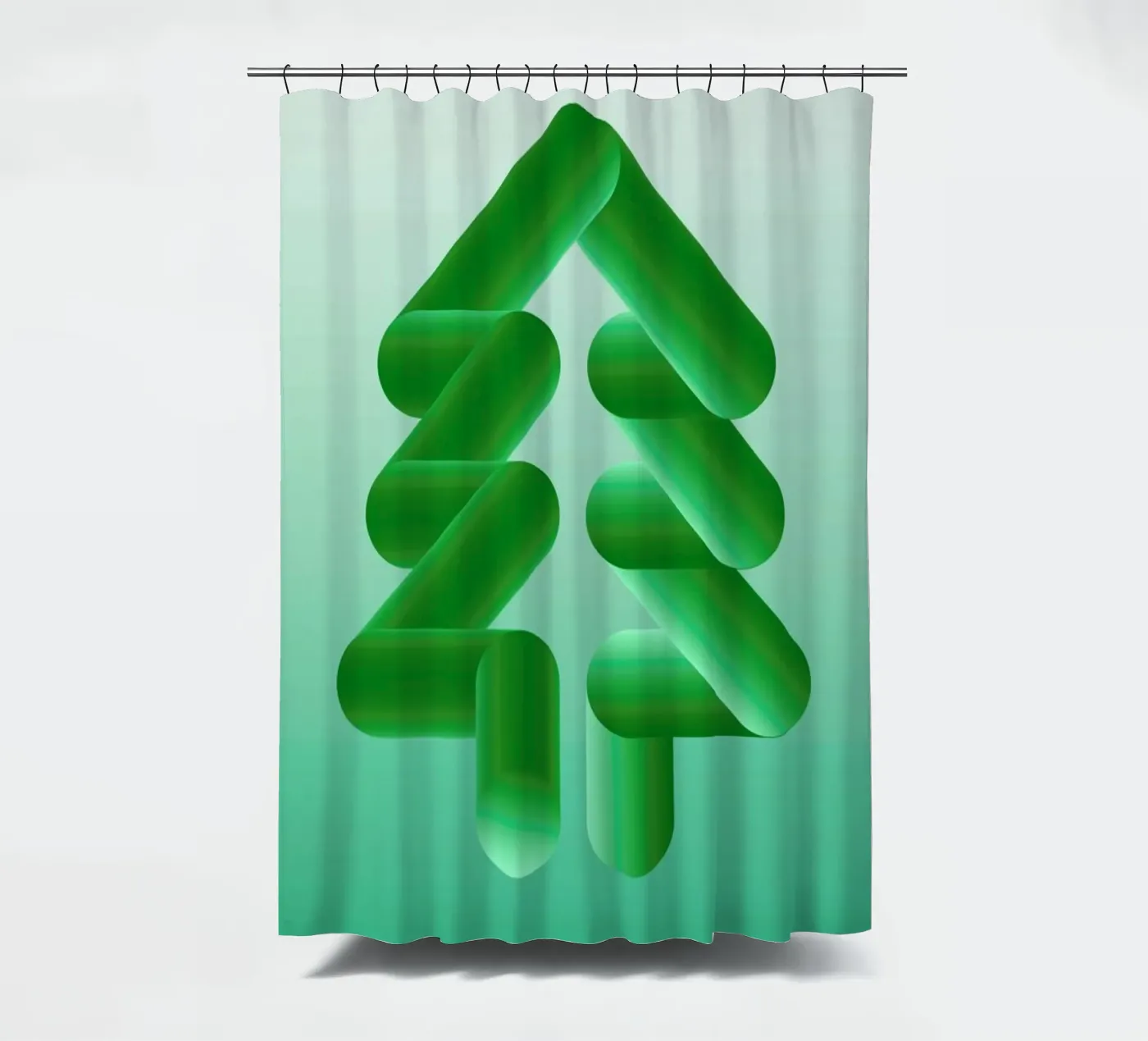 Tree douchegordijn van Jan Luzar