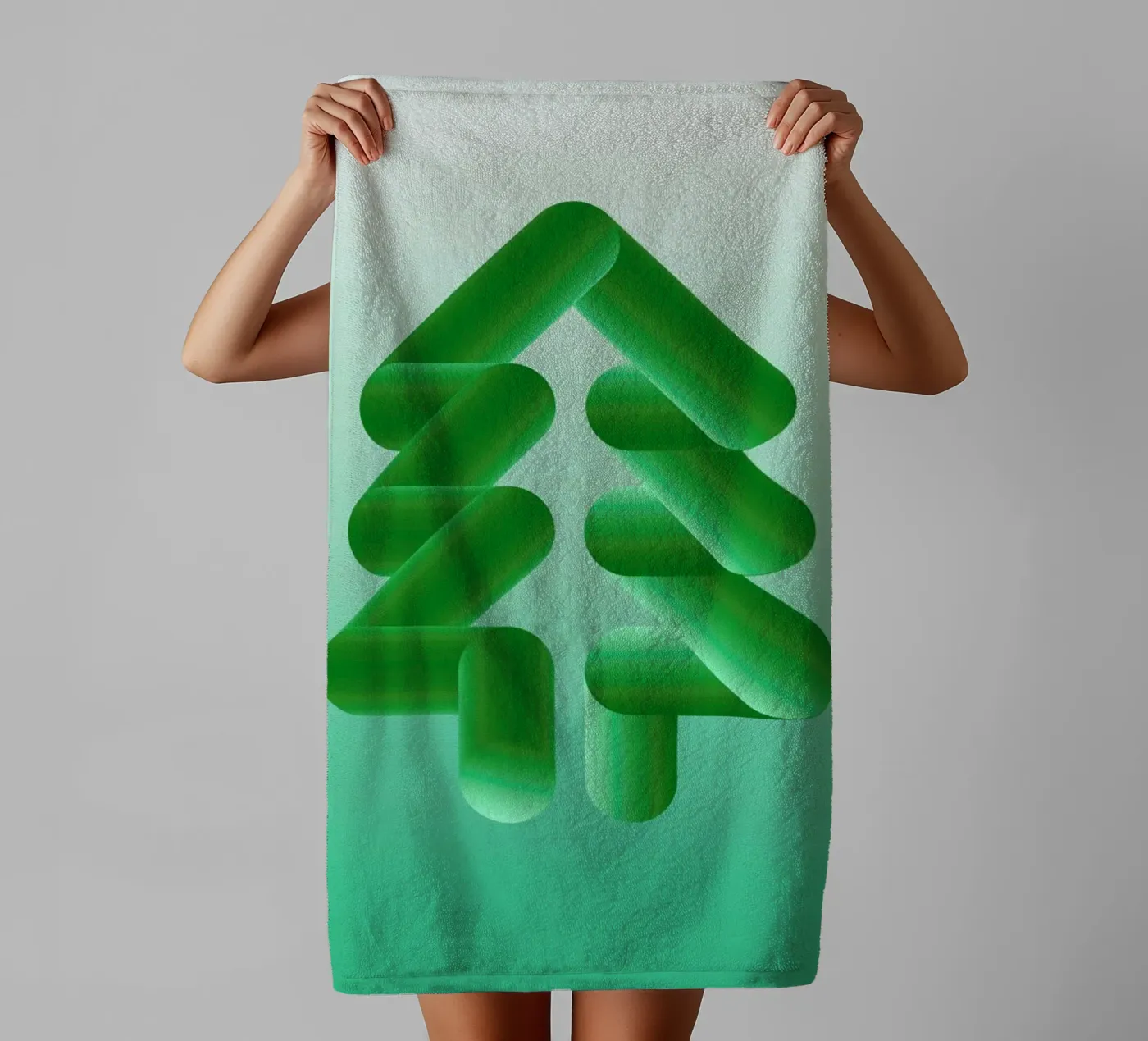 Tree badhanddoek van Jan Luzar