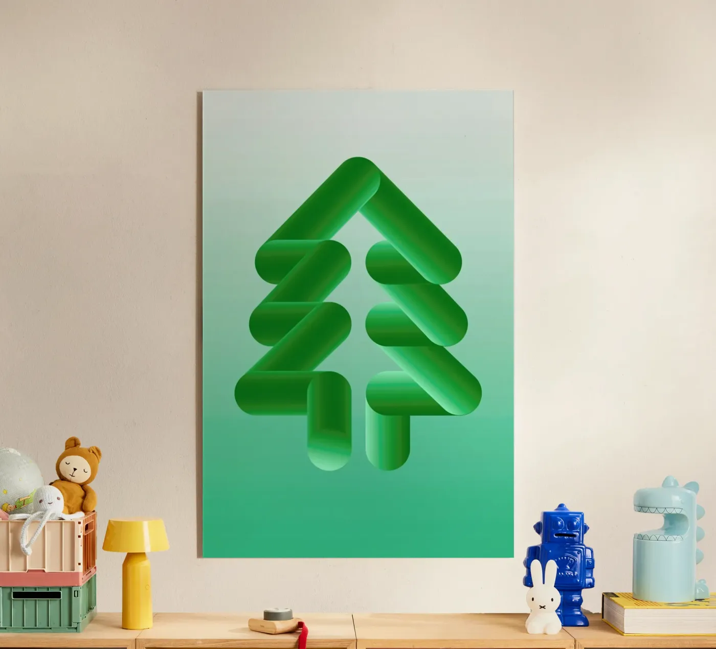 Tree acryl van Jan Luzar