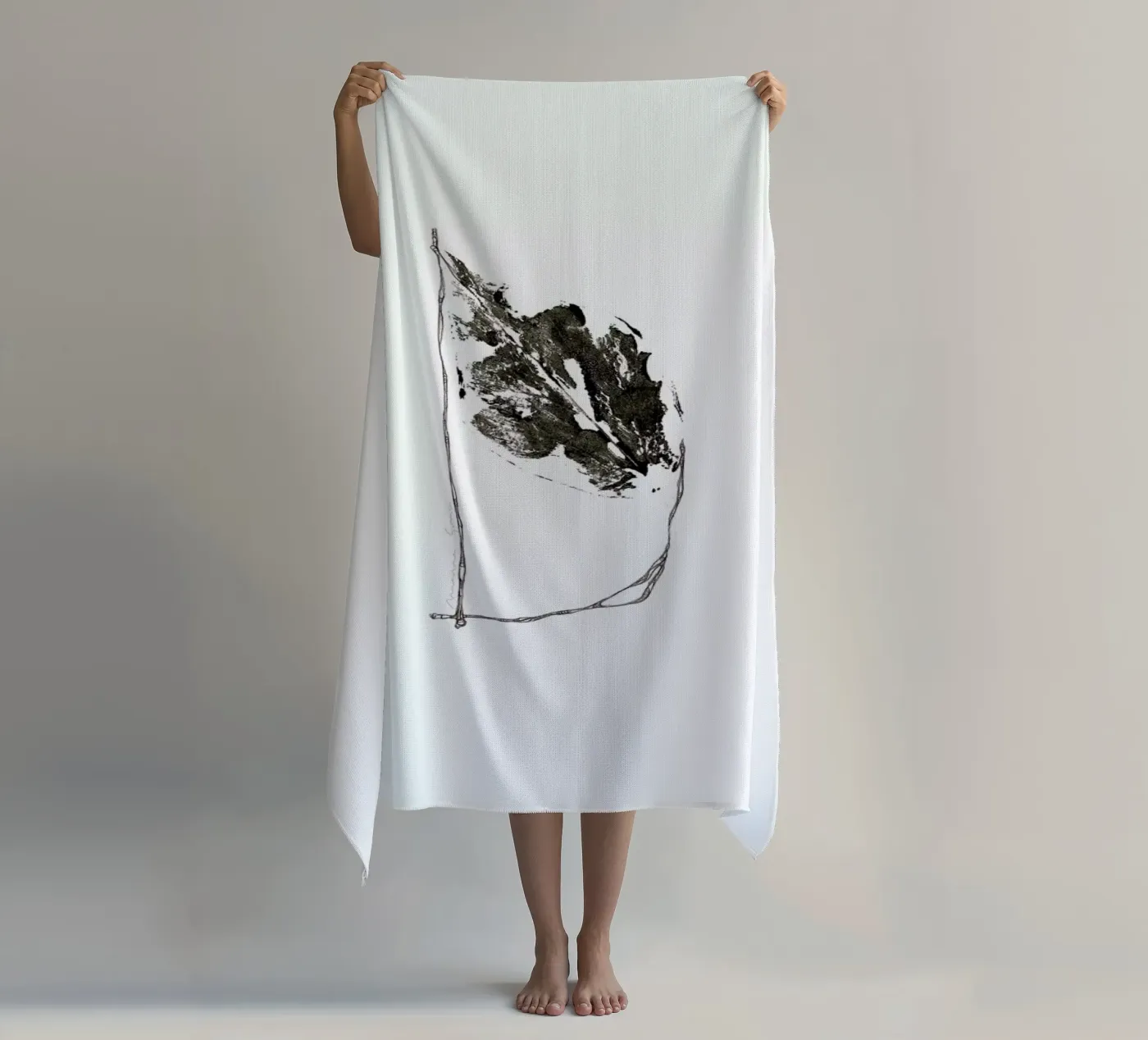 D strandhanddoek van Marina Guiu