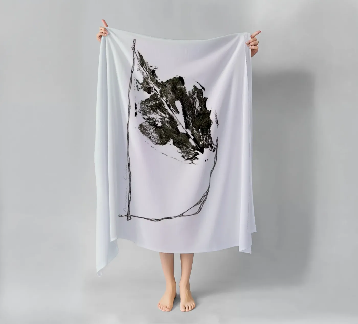 D strandhanddoek van Marina Guiu
