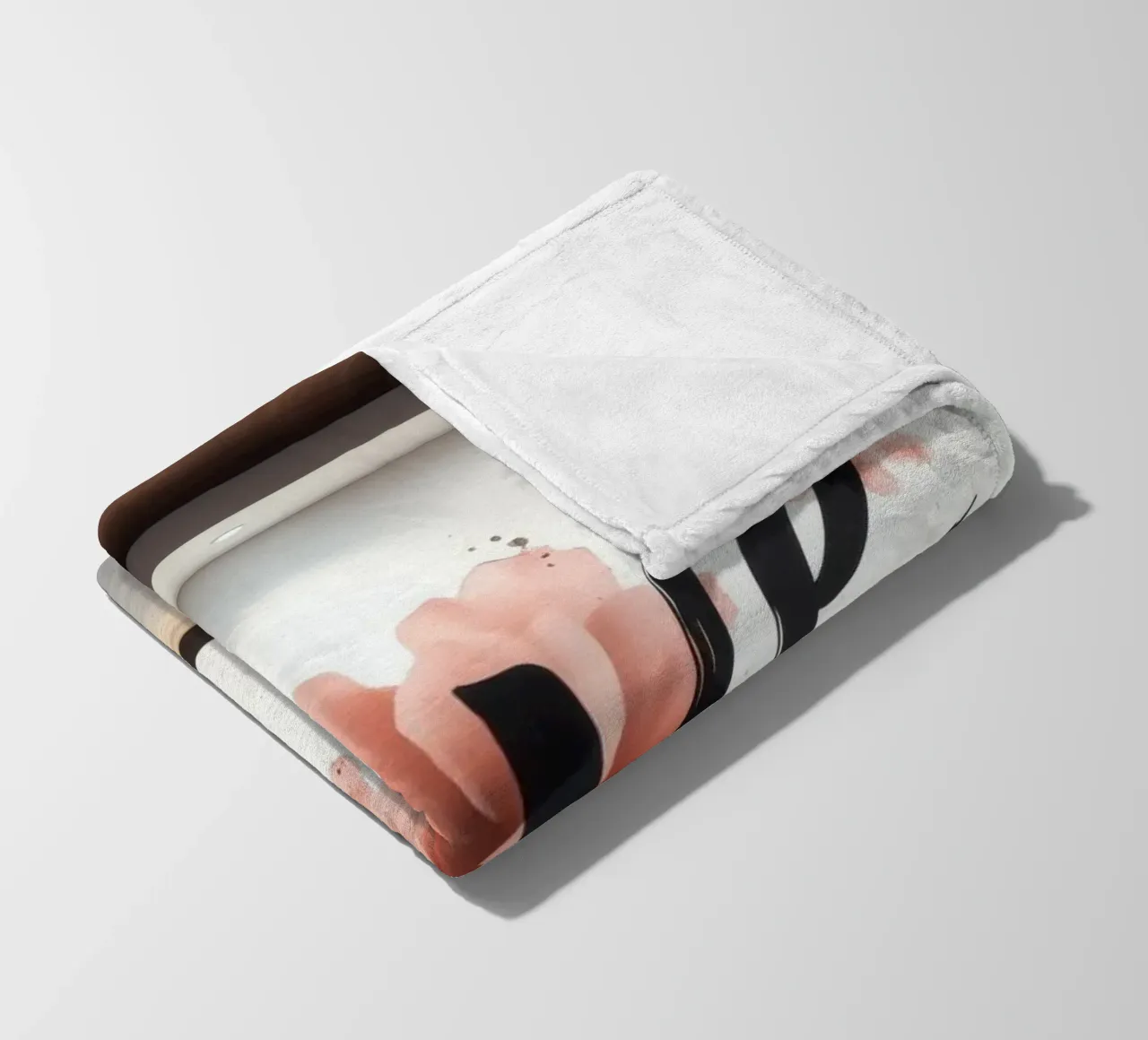 murale con la parola amore in un interno moderno coperta in pile da DesignDoodle