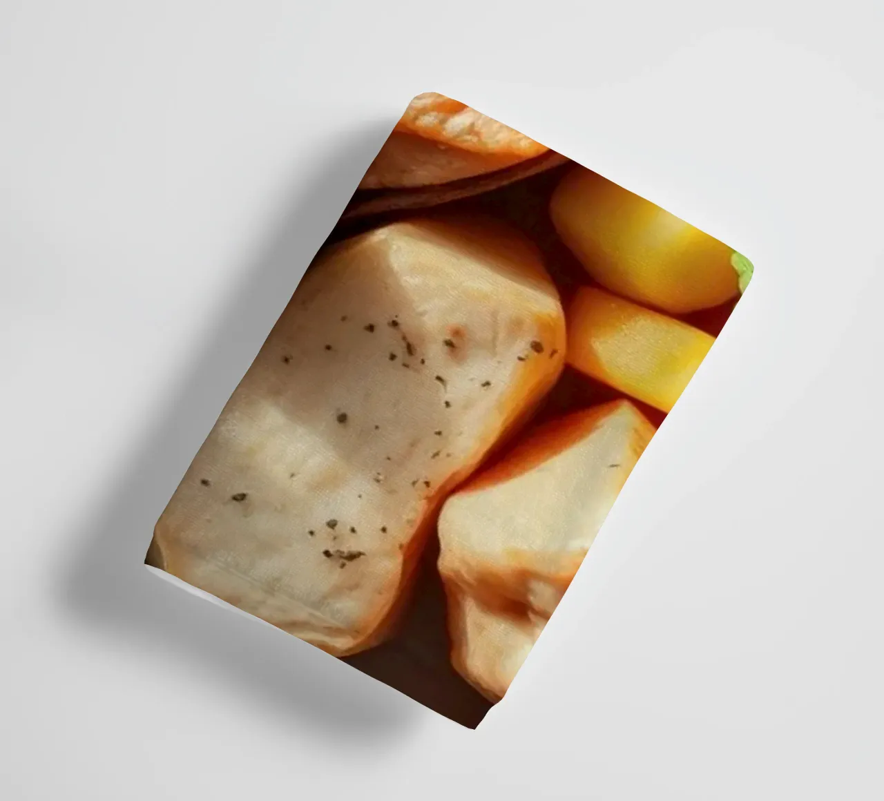 Assortimento colorato di verdure fresche, frutta e proteine asciugamano da bagno da DesignDoodle