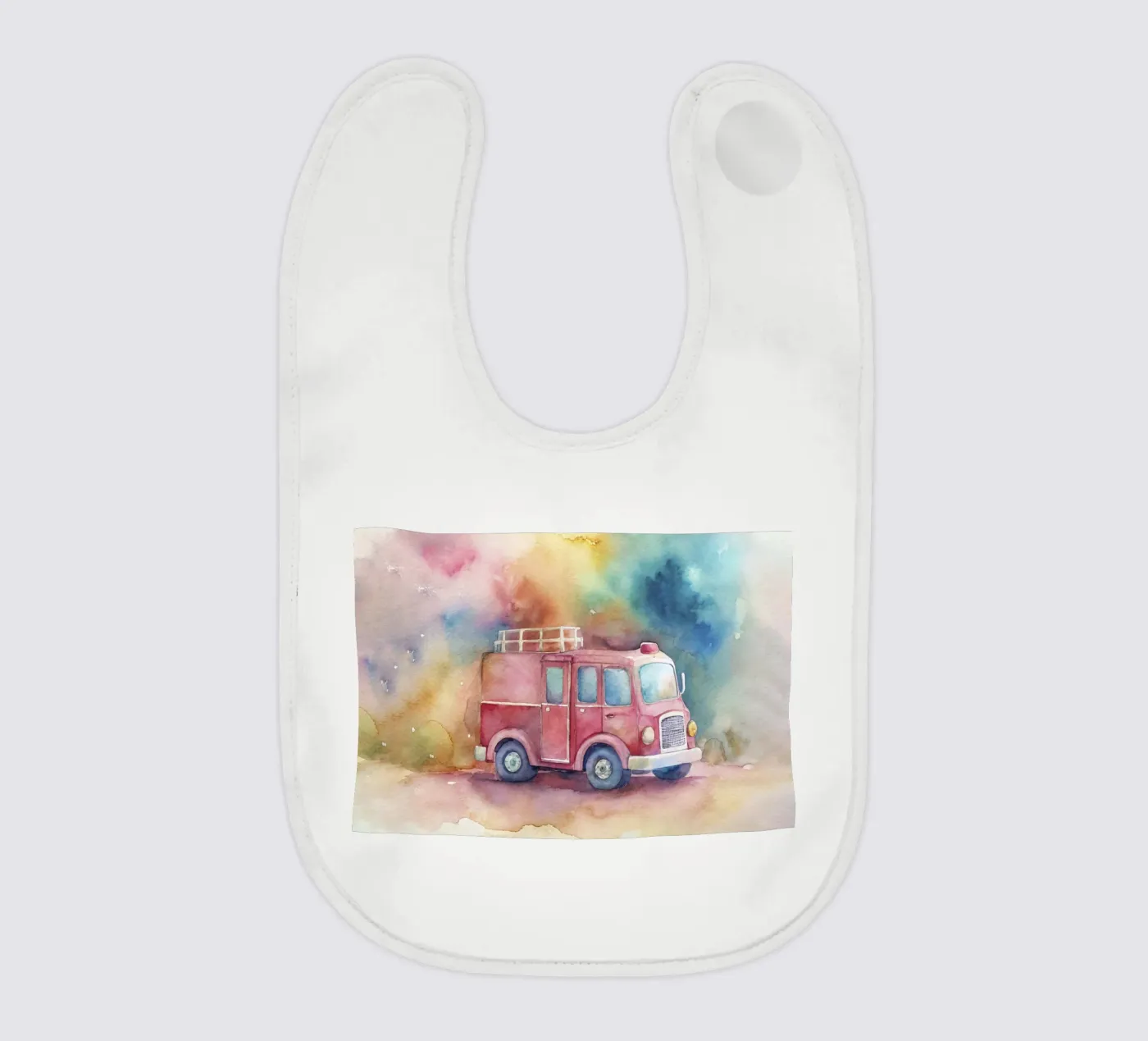 Feuerwehrauto Babylätzchen von 🎁 NOBELART