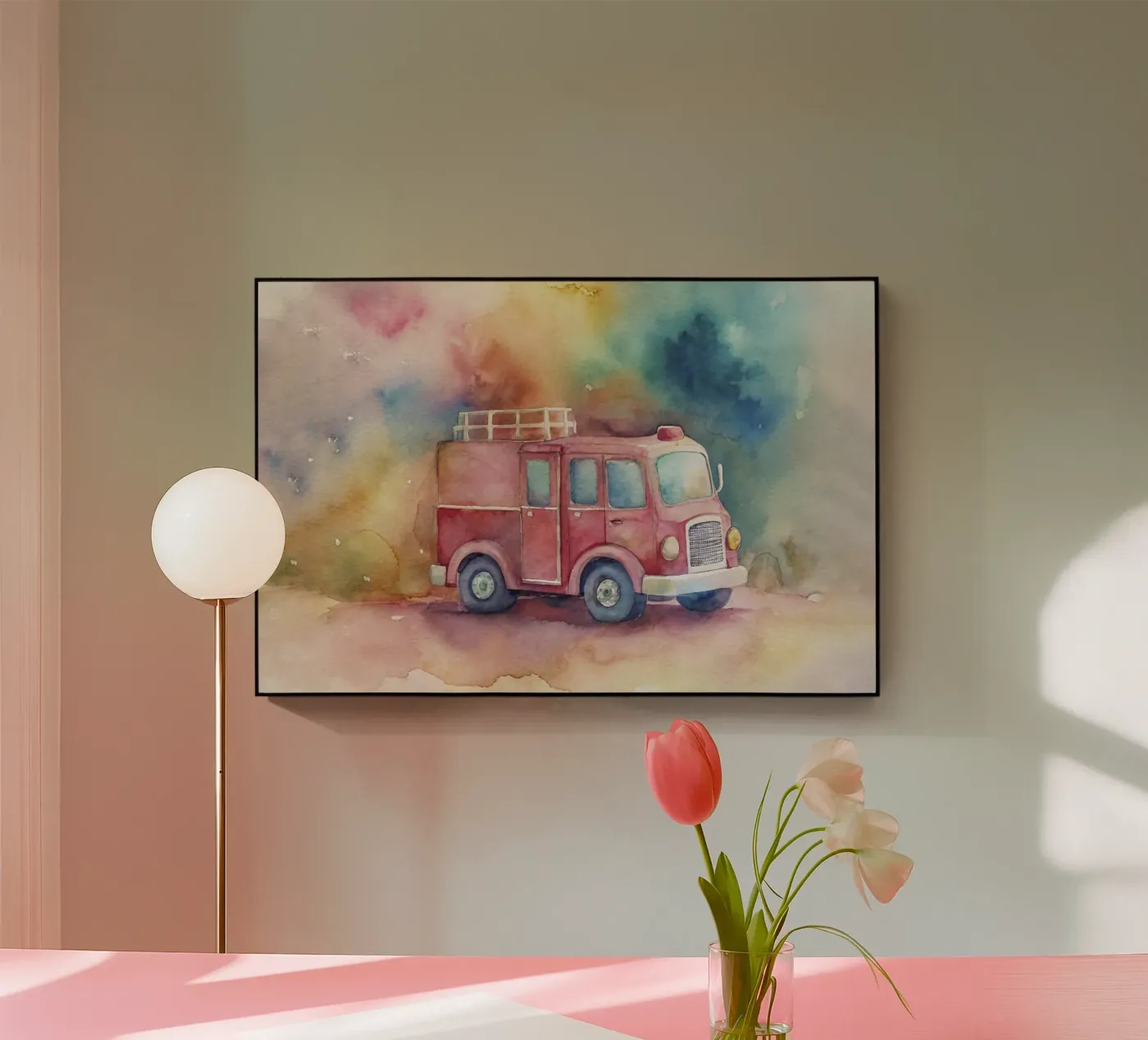 fire truck plexiglass da 🎁 NOBELART