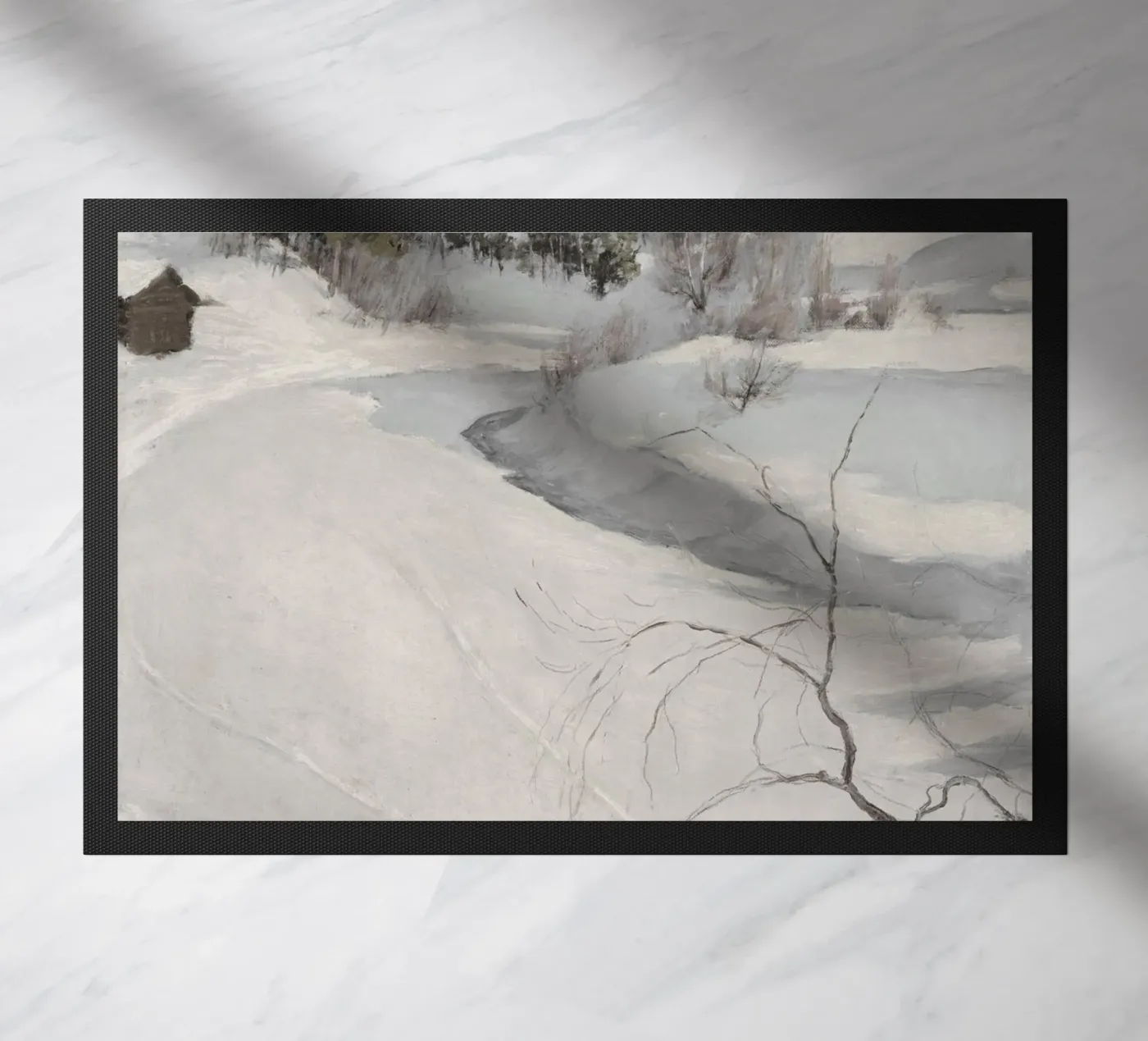 Winter Scene doormat by vintageshop