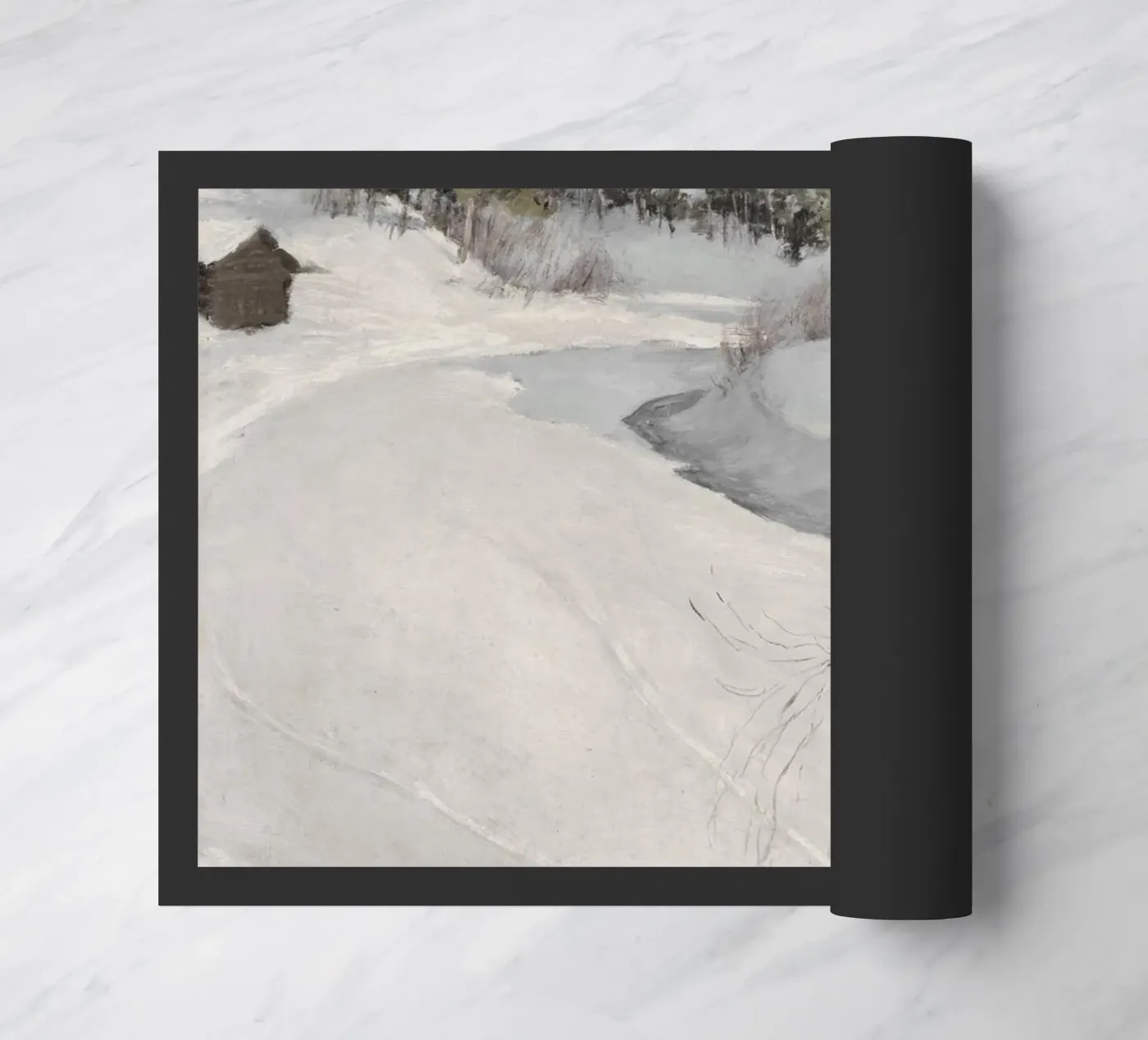 Winter Scene doormat by vintageshop