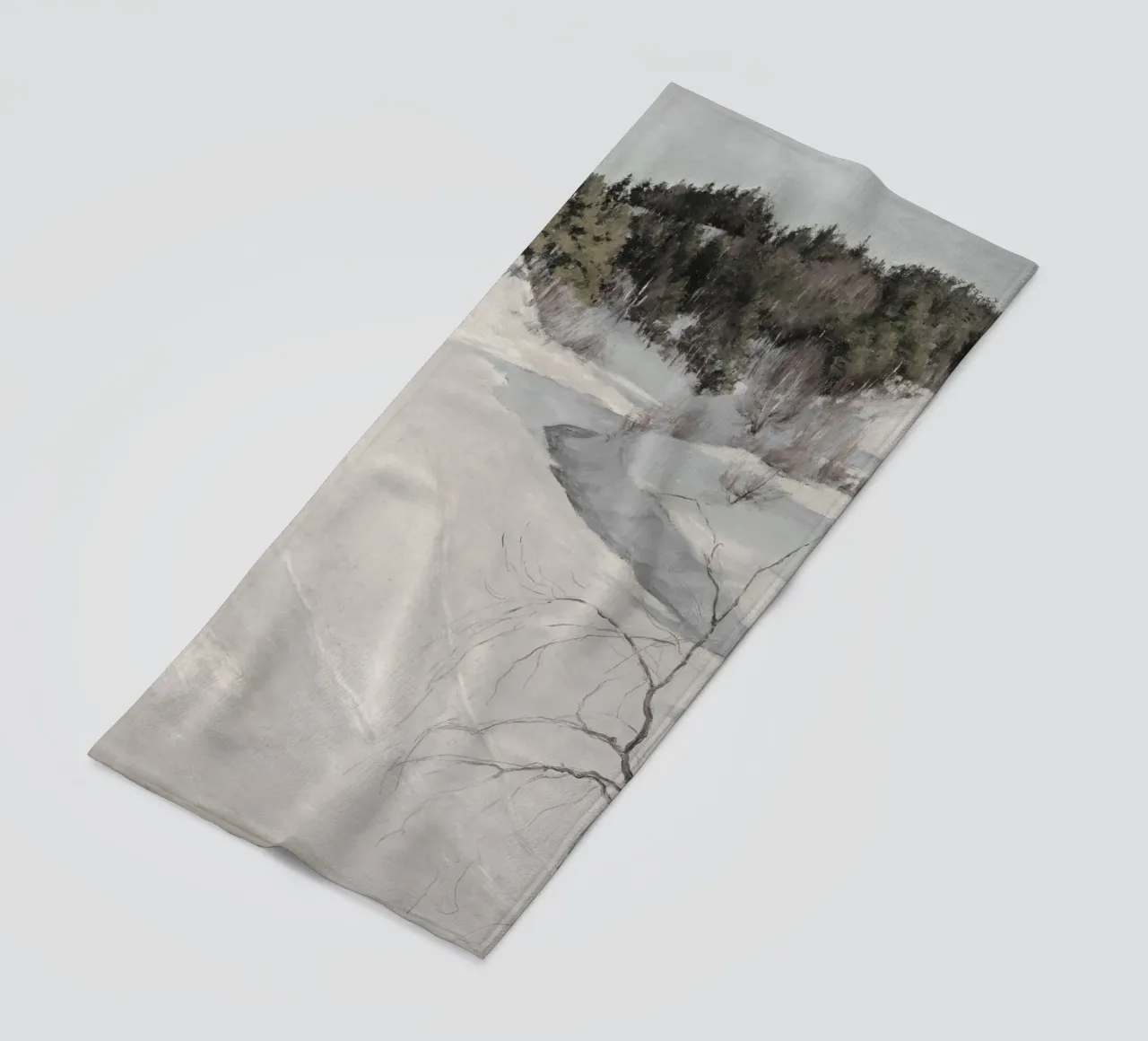 Winter Scene telo mare da vintageshop