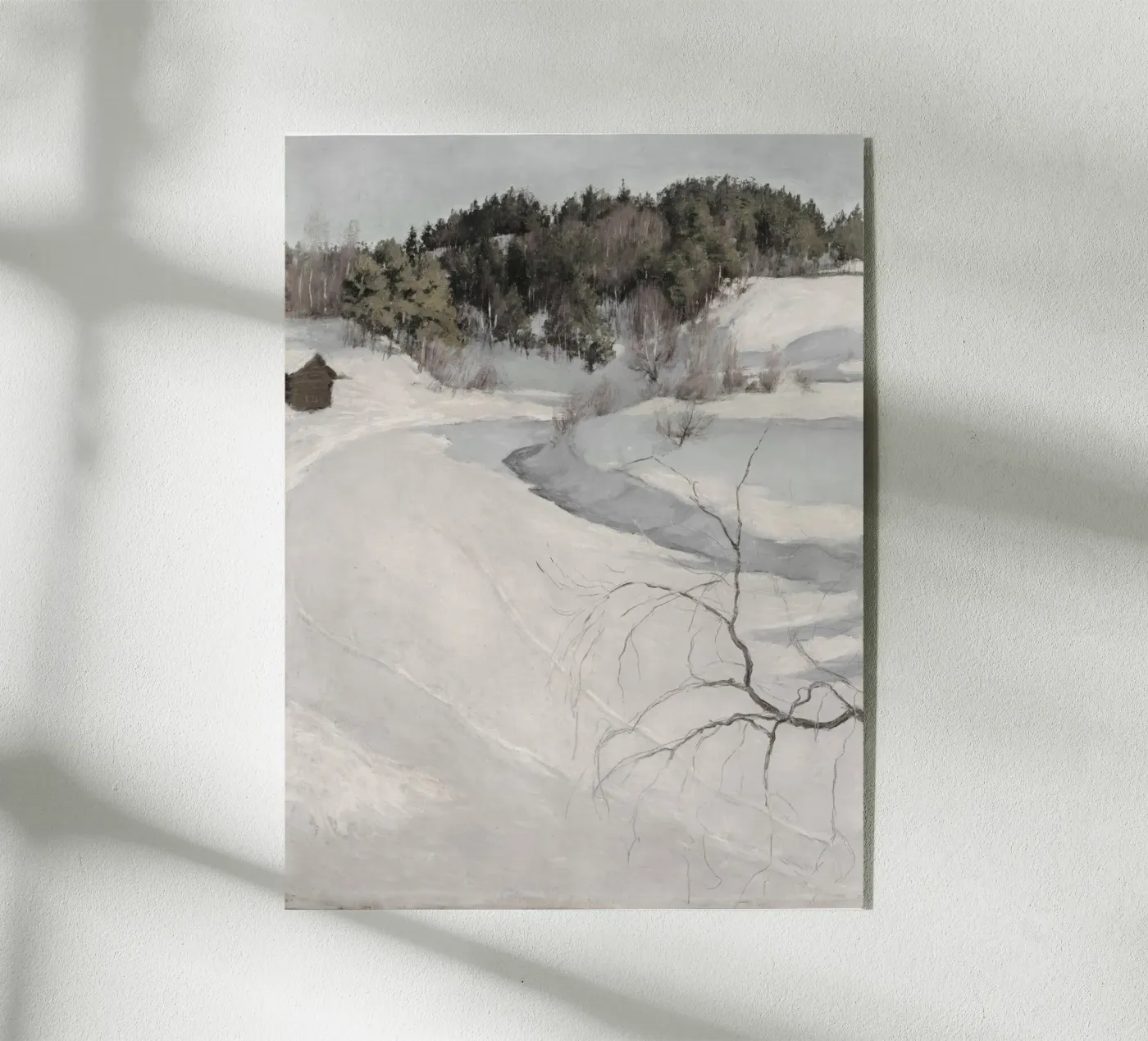 Winter Scene plexiglass da vintageshop