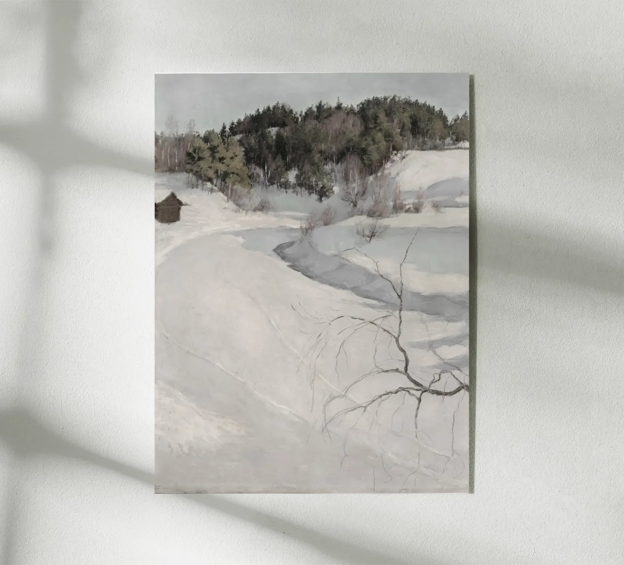 Winter Scene plexiglass da vintageshop