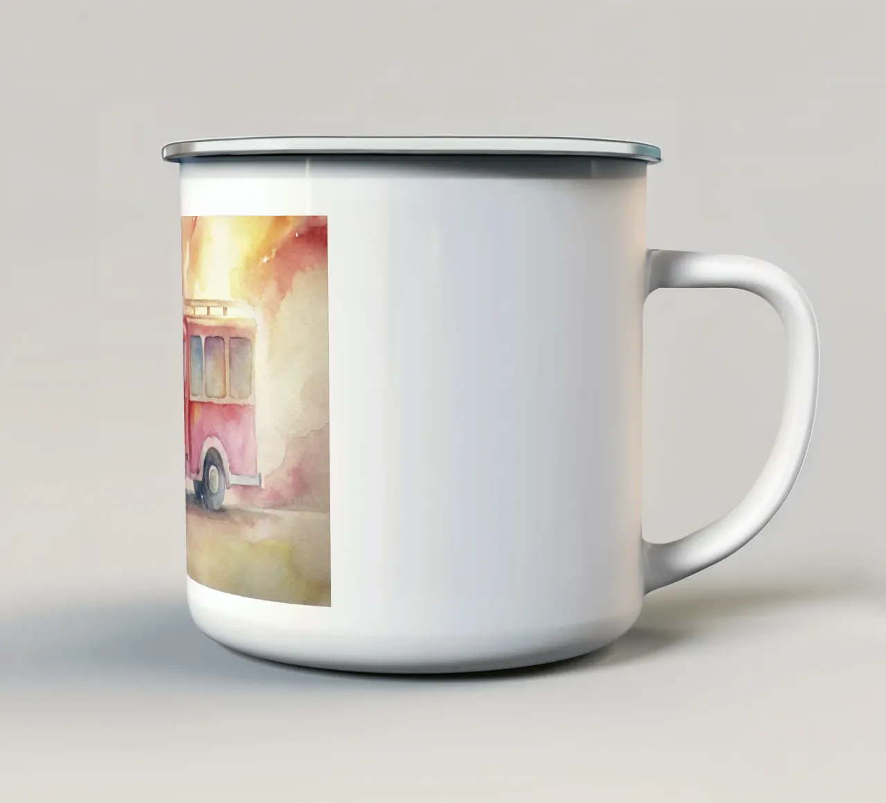 autopompa tazza in smalto da ARTVI-SHOP