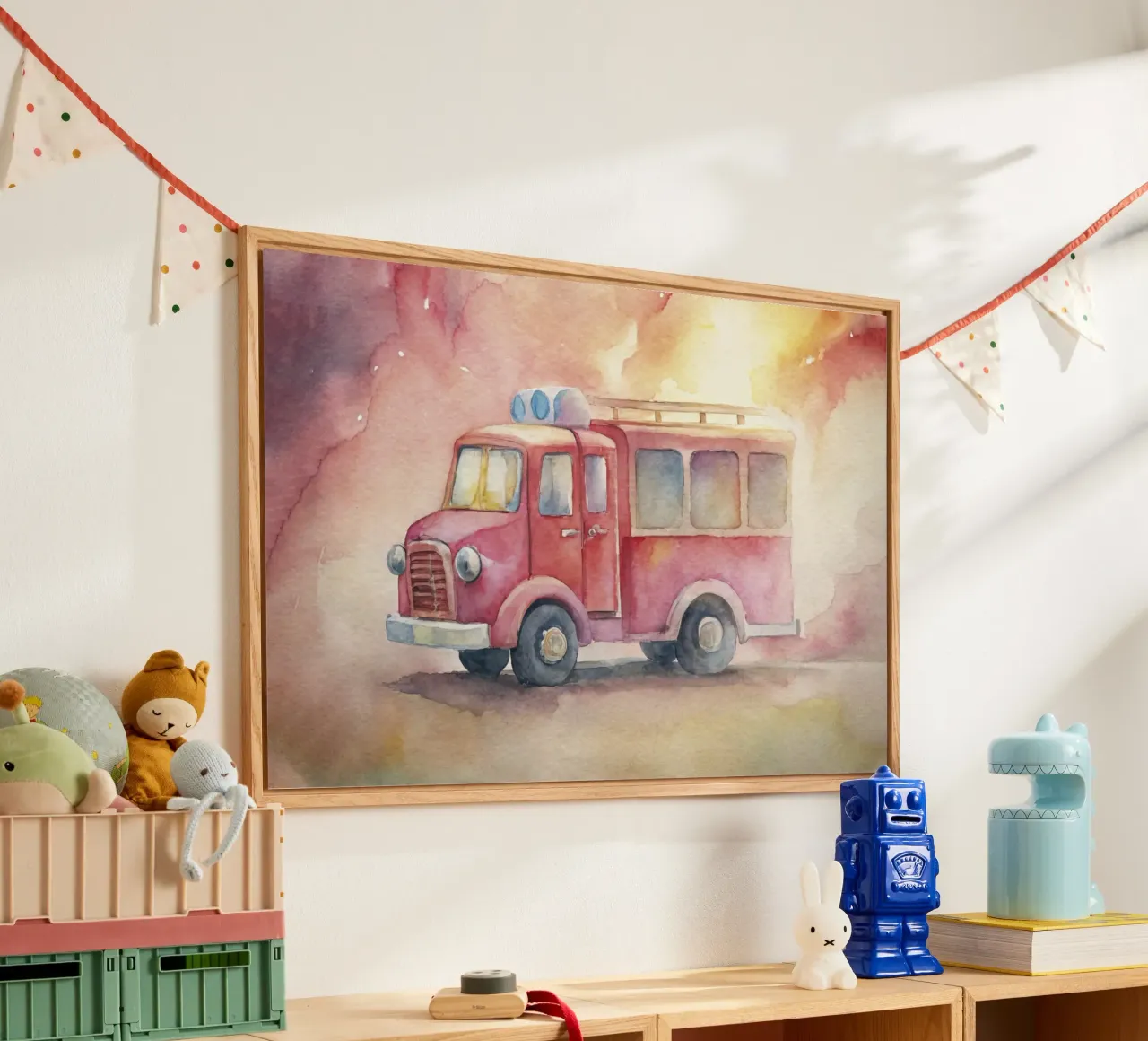 fire truck Acryl-Glas von 🎁 NOBELART