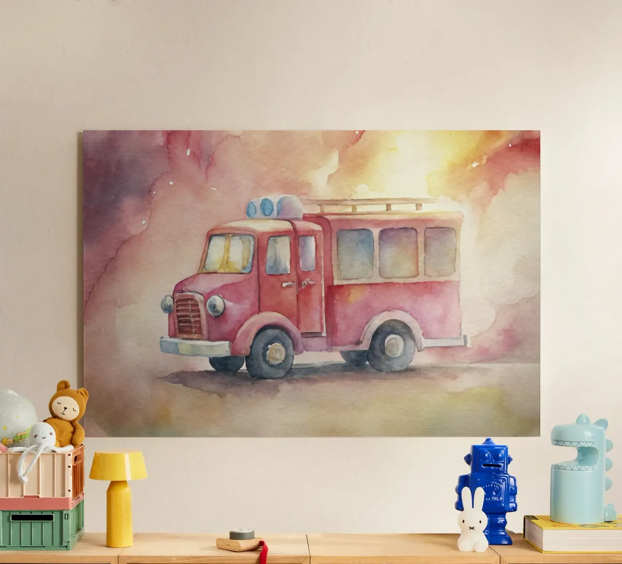 fire truck Acryl-Glas von 🎁 NOBELART