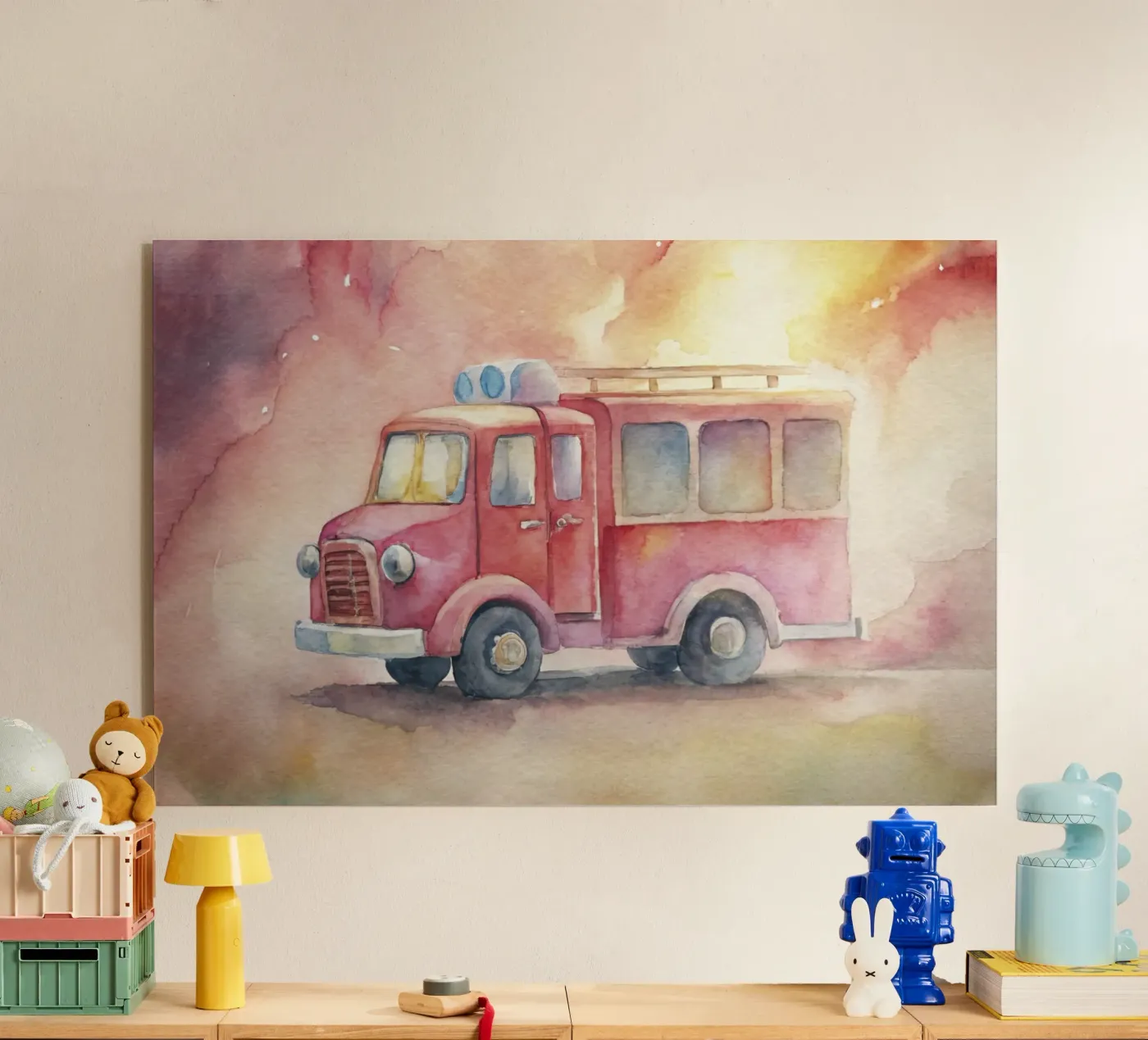 fire truck Acryl-Glas von 🎁 NOBELART