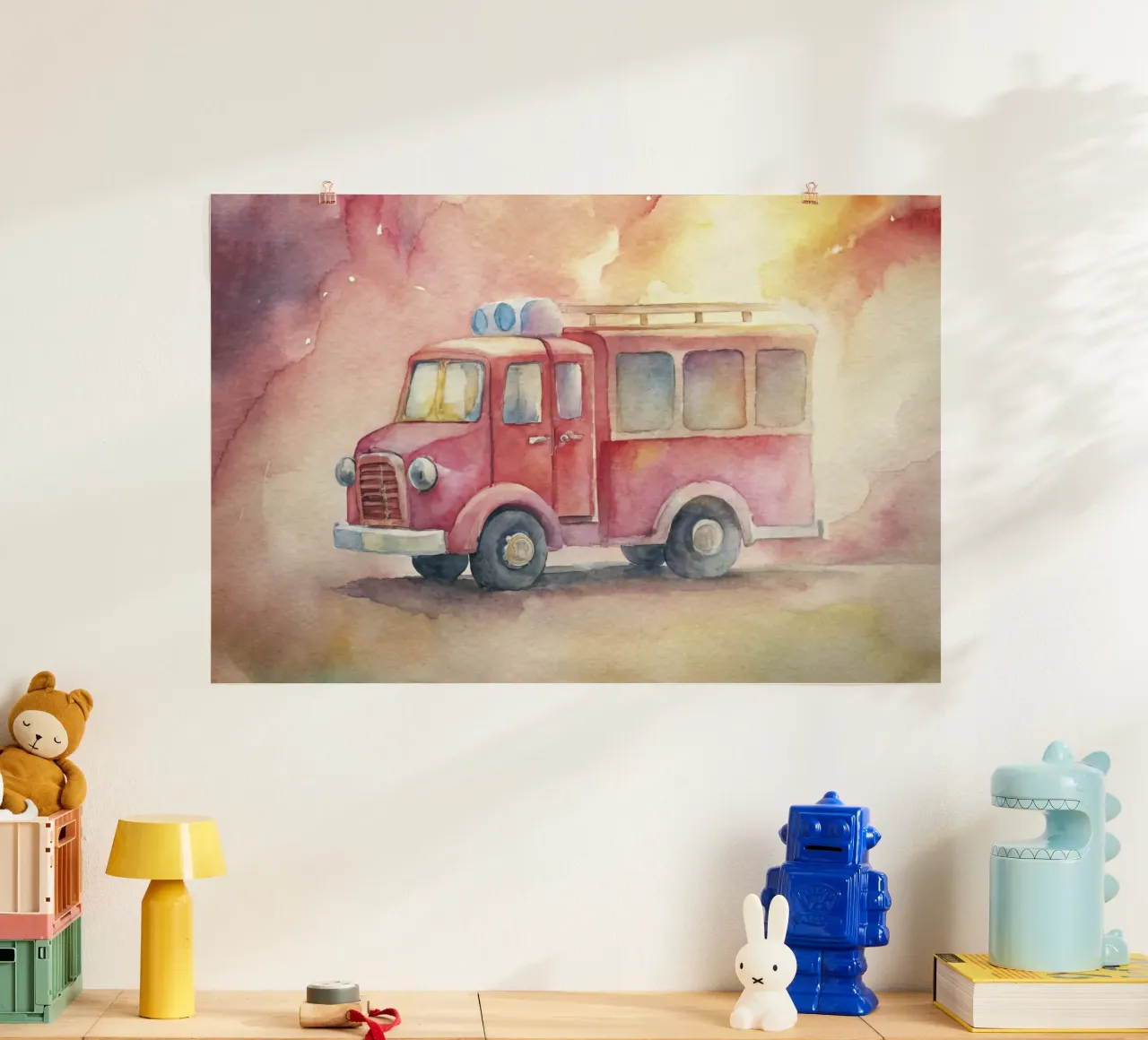 autopompa poster da 🎁 NOBELART