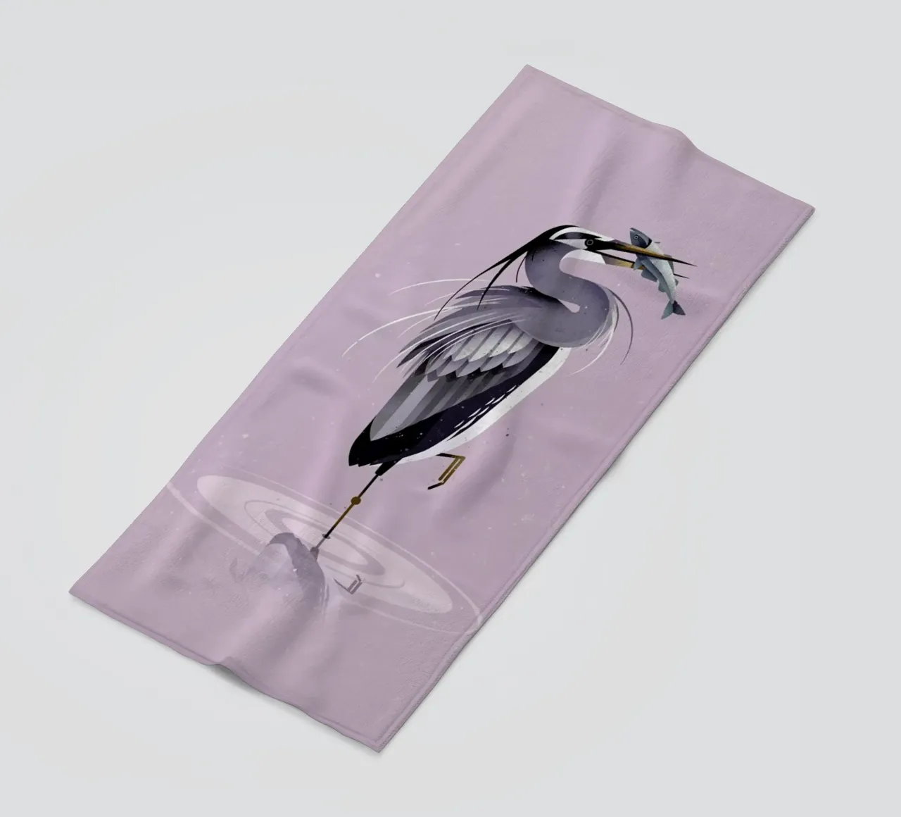 Grey Heron telo mare da Dieter Braun