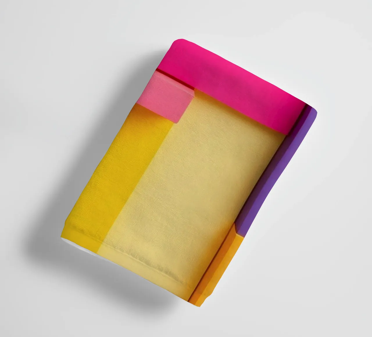 Colorful geometric shapes create a vibrant abstract design towel by DesignDoodle